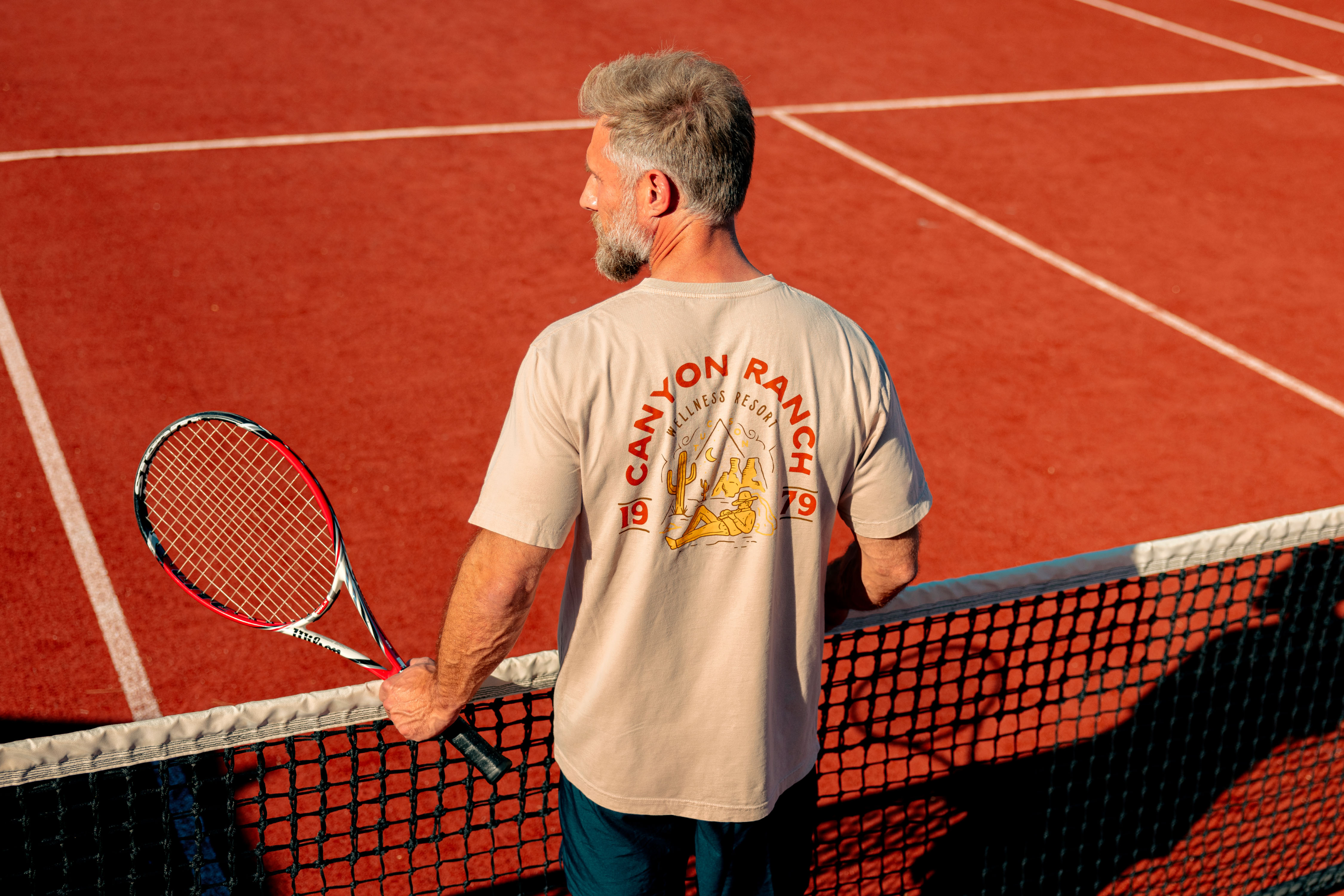 a man on a tennis court