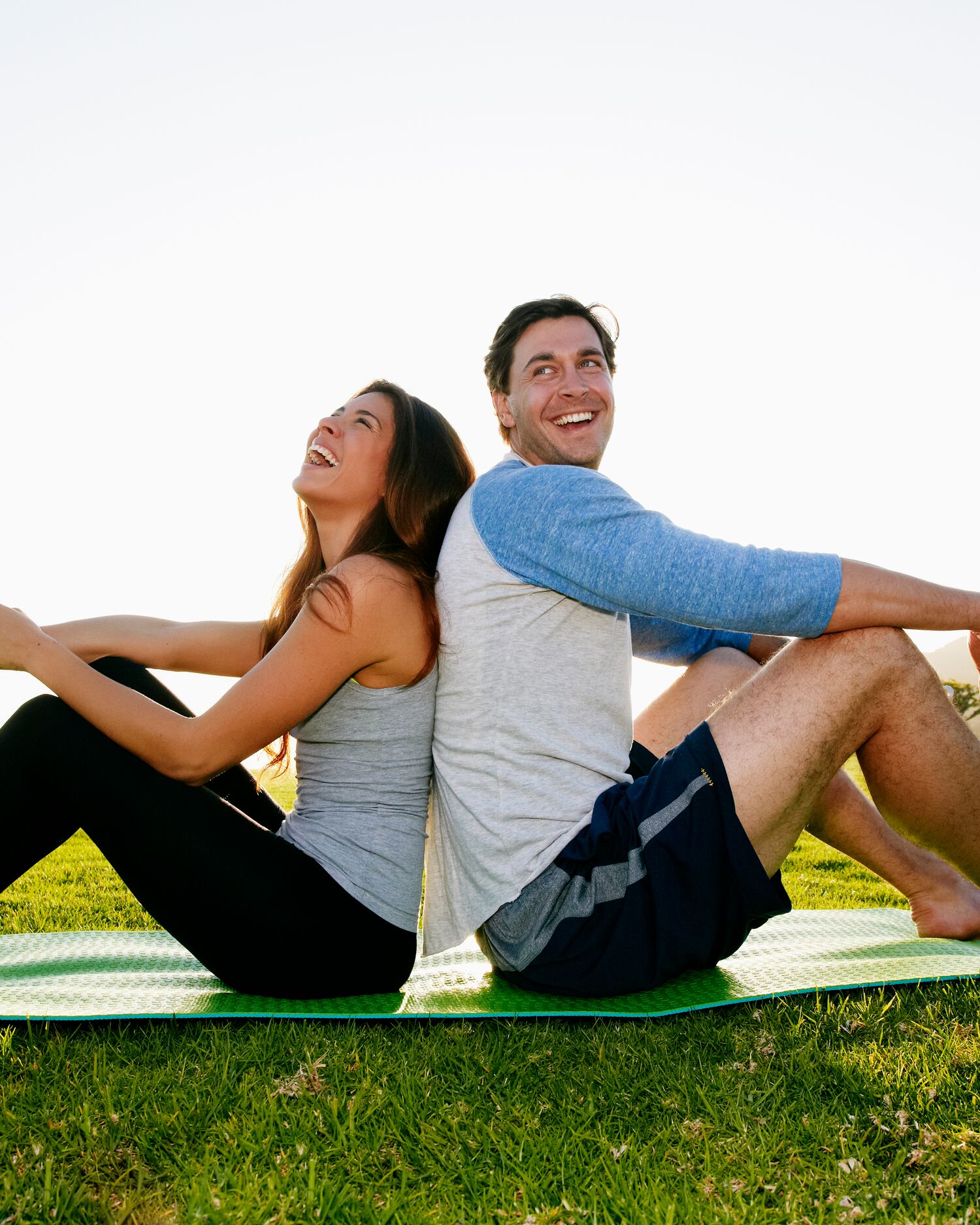 A couple doing an outdoor workout at Canyon Ranch Lenox Health Spa Resort