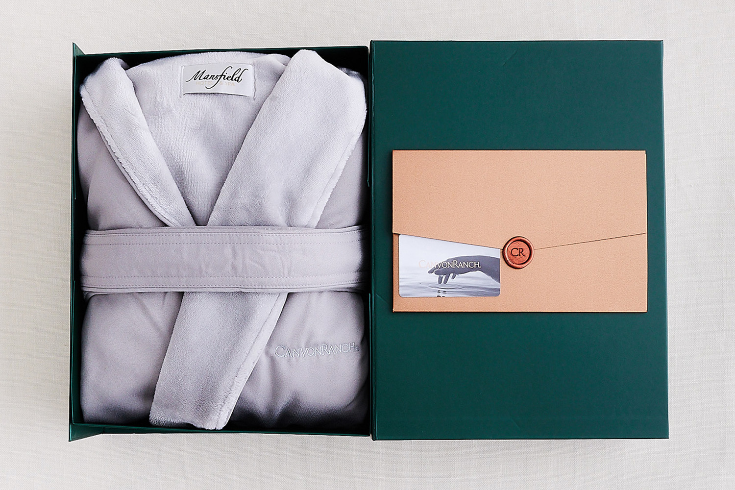 Canyon Ranch gift card and robe