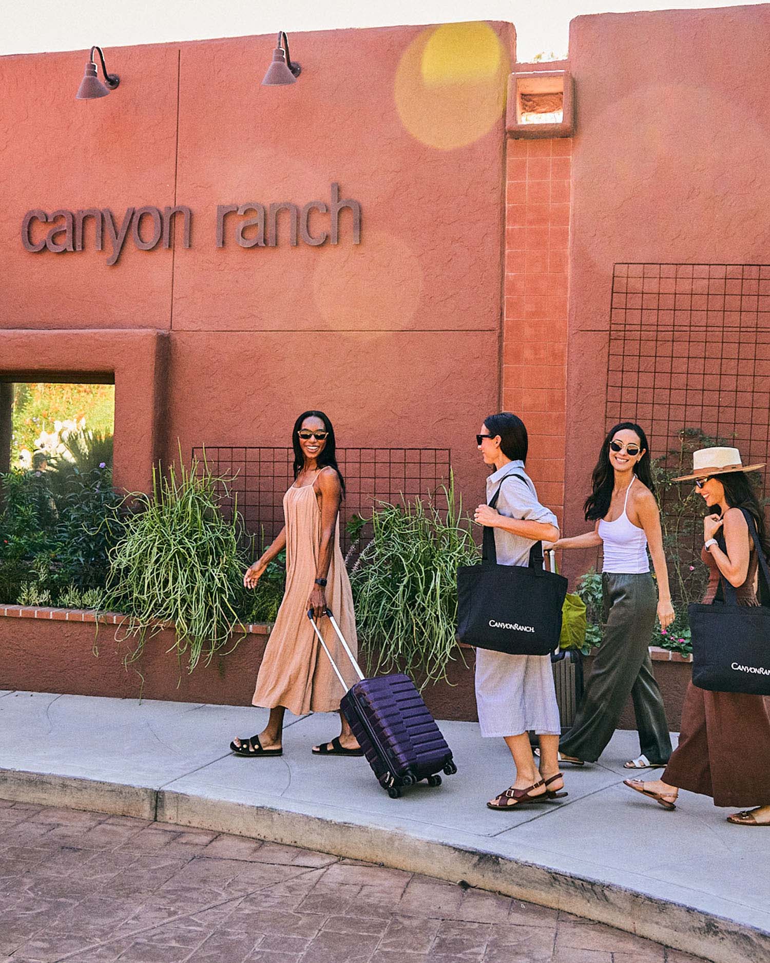 Four Women Arriving at Canyon Ranch Tucson