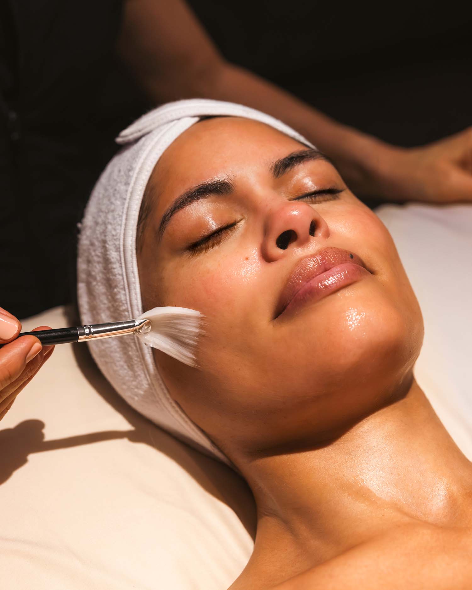 Woman Getting a Facial