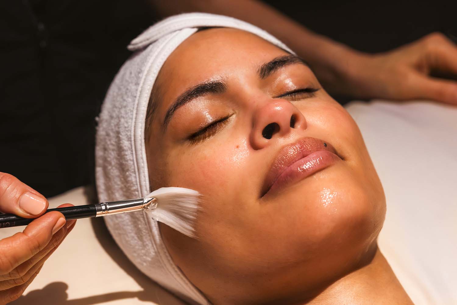 Woman Receiving a Canyon Ranch Facial
