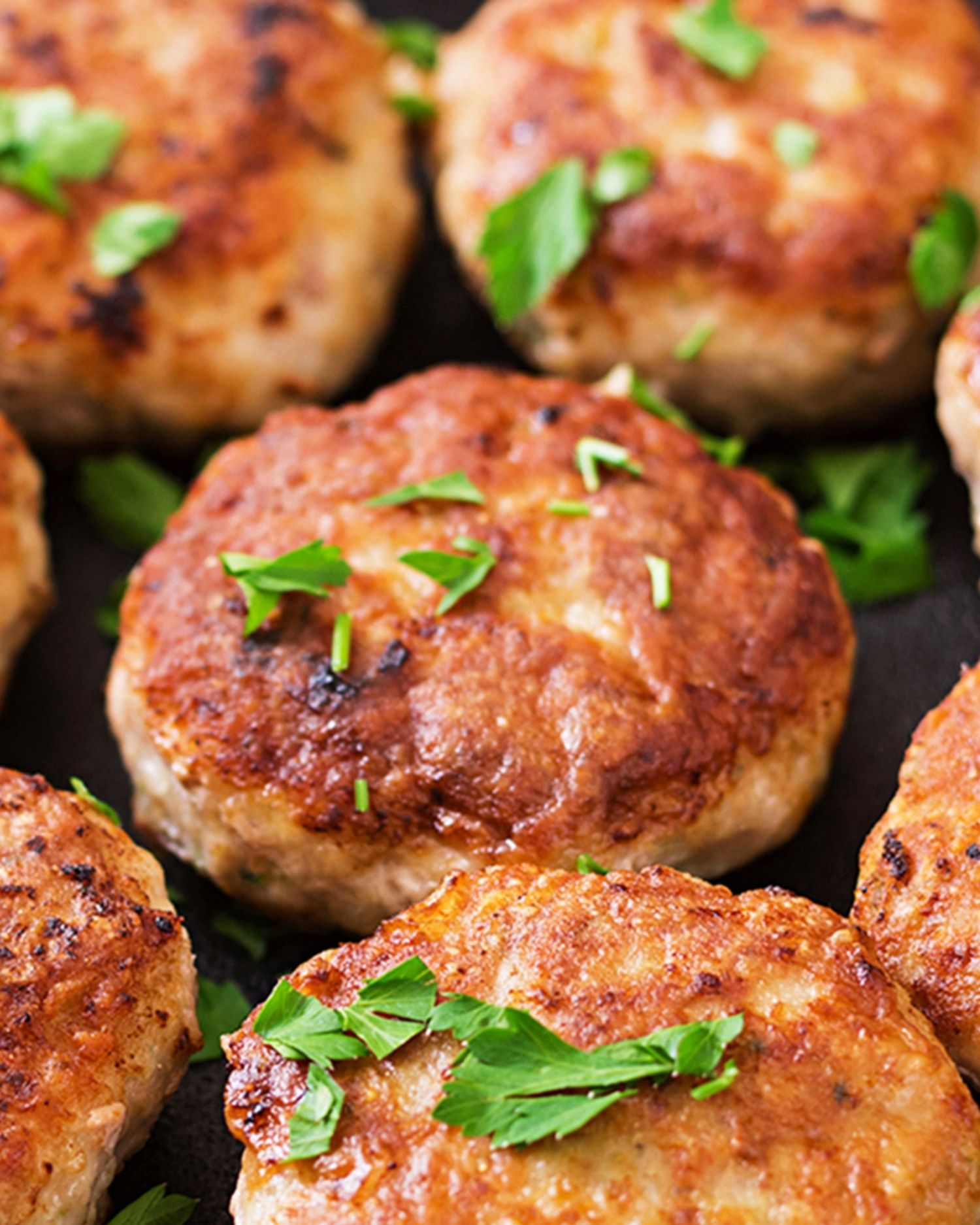 Chicken Sausage Breakfast Patty with Green Apple  