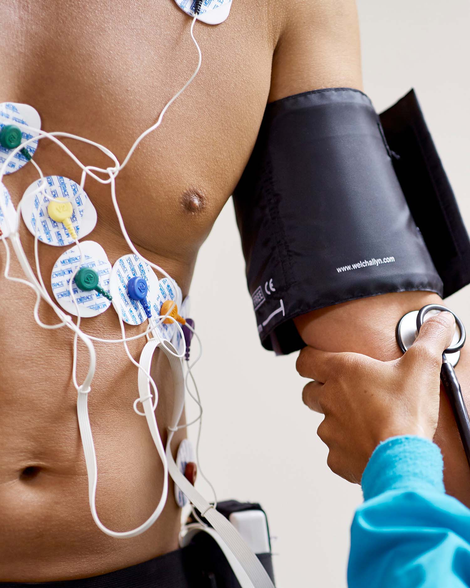 Man Getting Physical Tests Done  