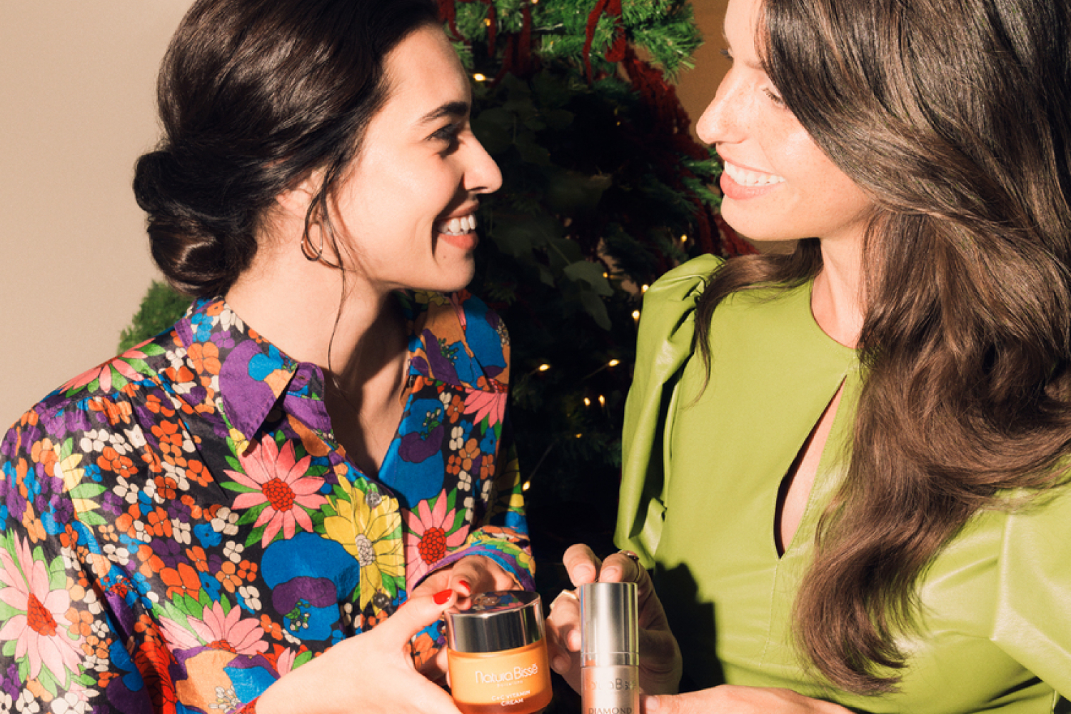 Women at a holiday party