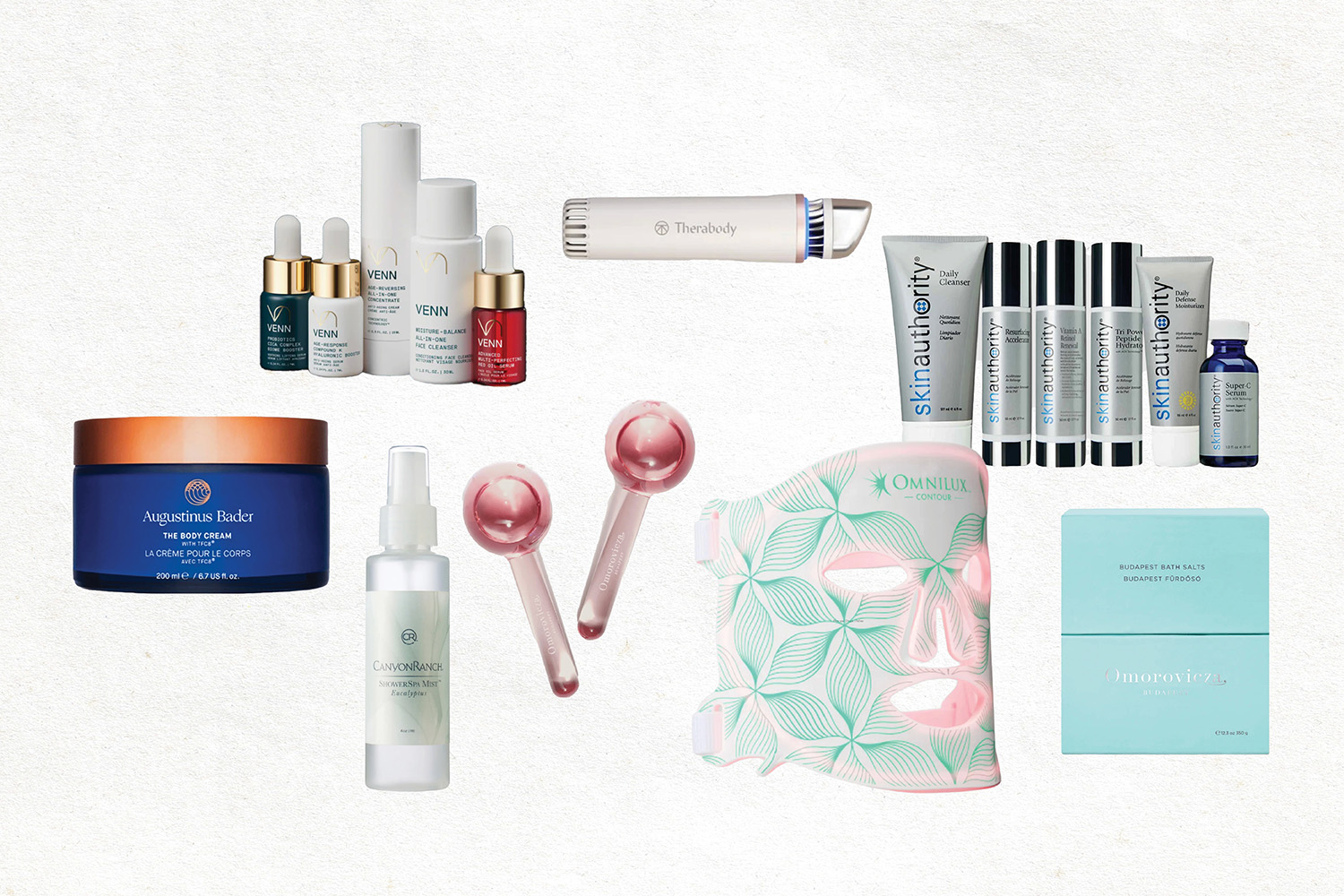 a collage of products listed on the page