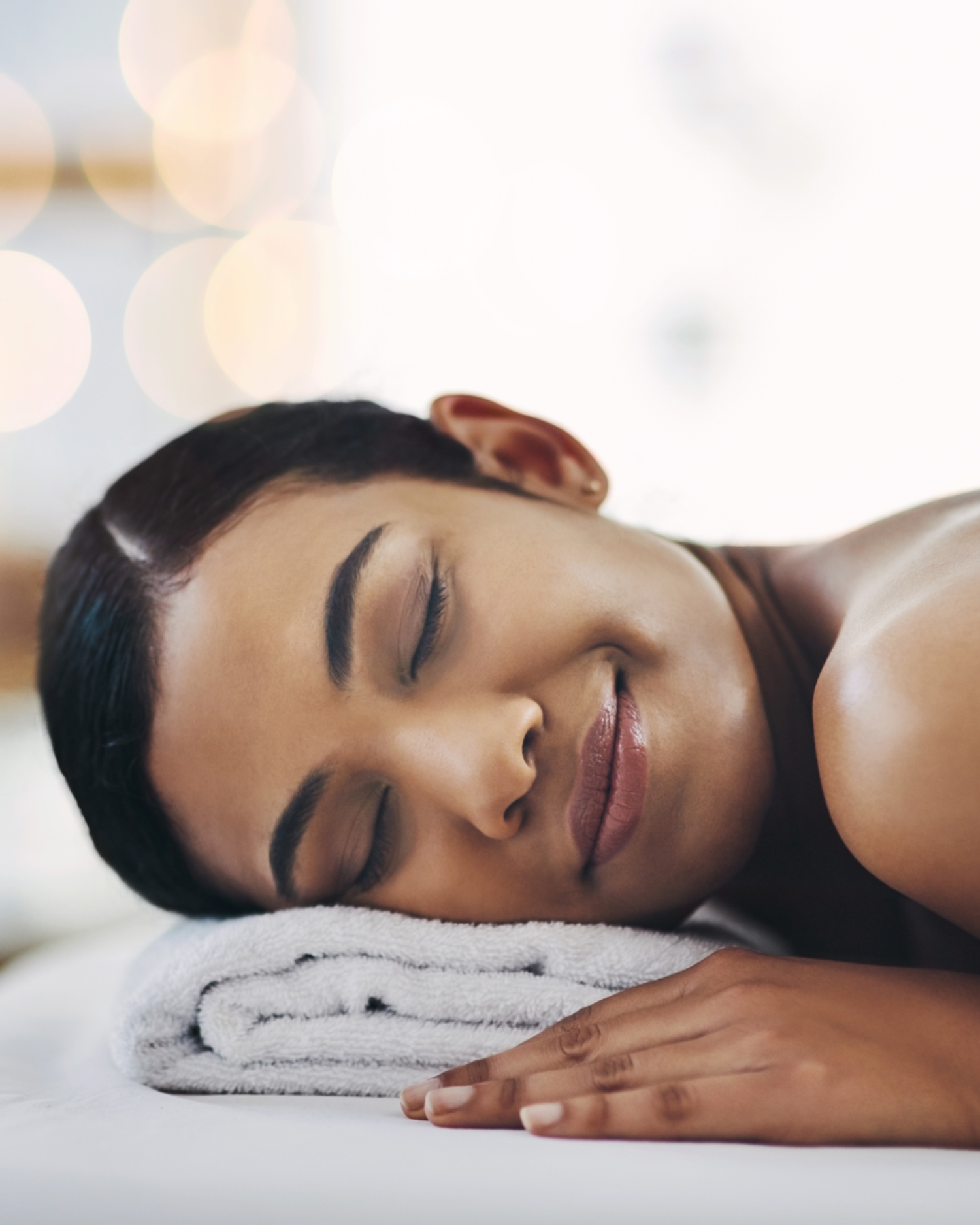 A woman getting a beauty treatment