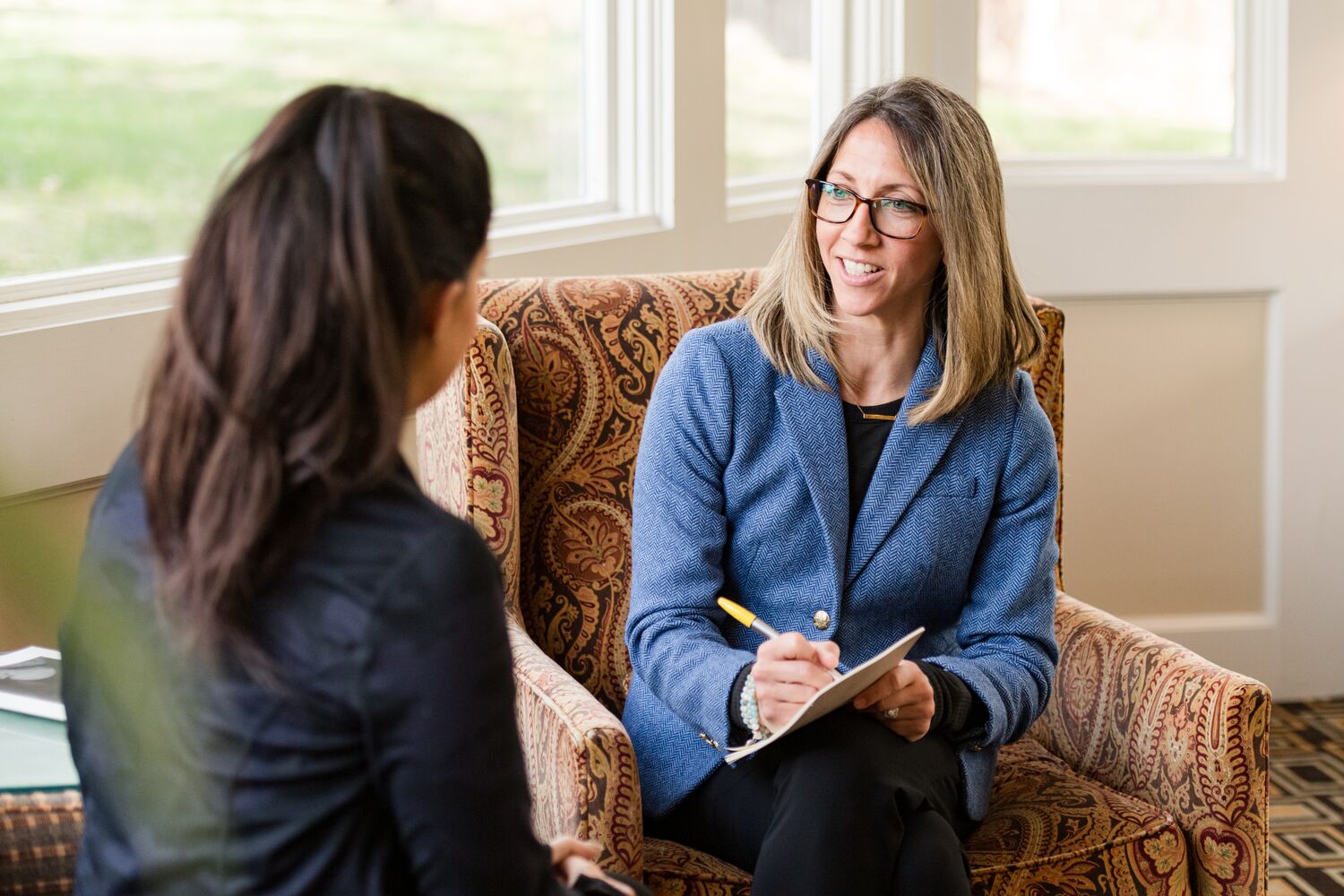 Two Women during a Wellness Consultation