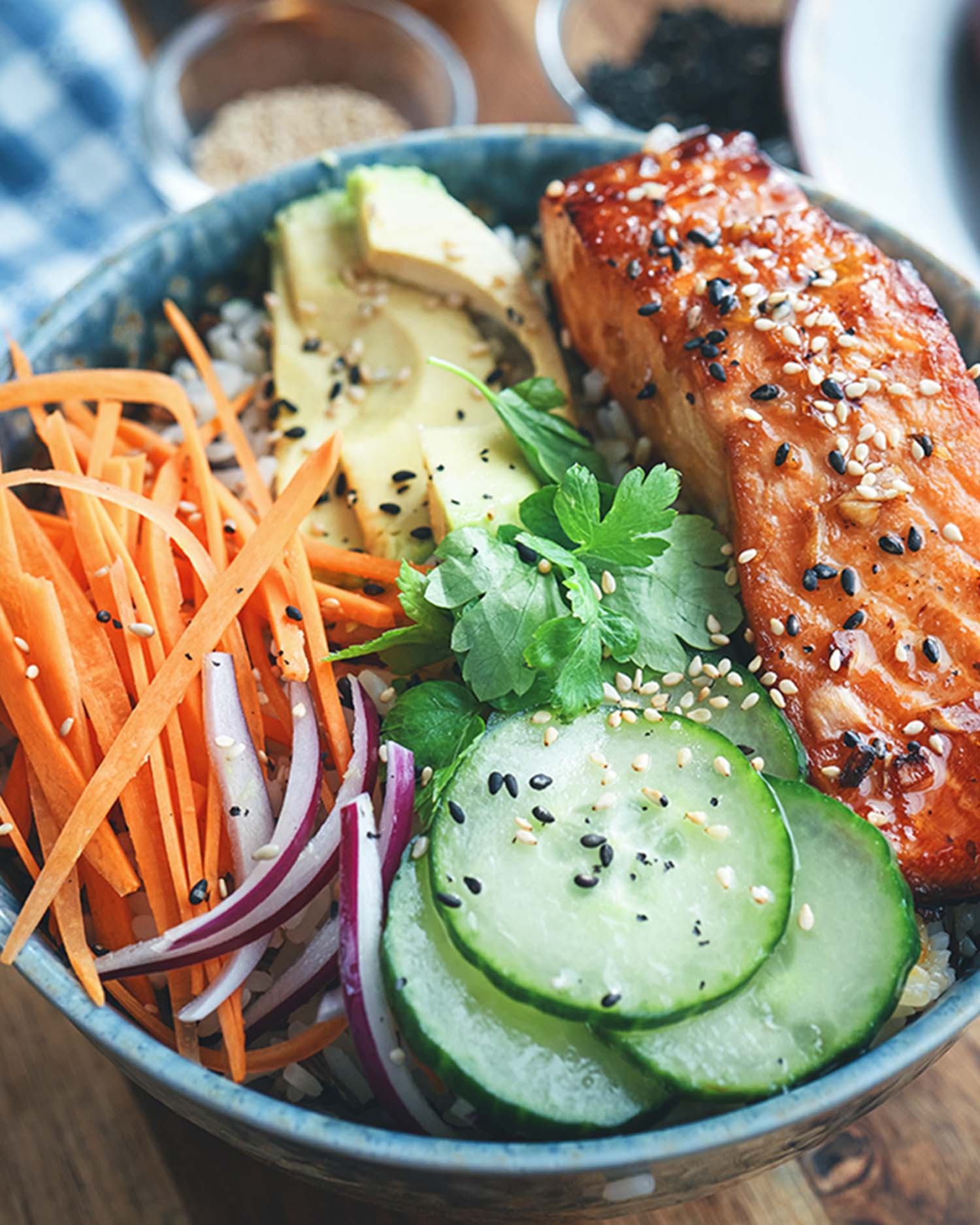Sweet Potato Salmon Teriyaki