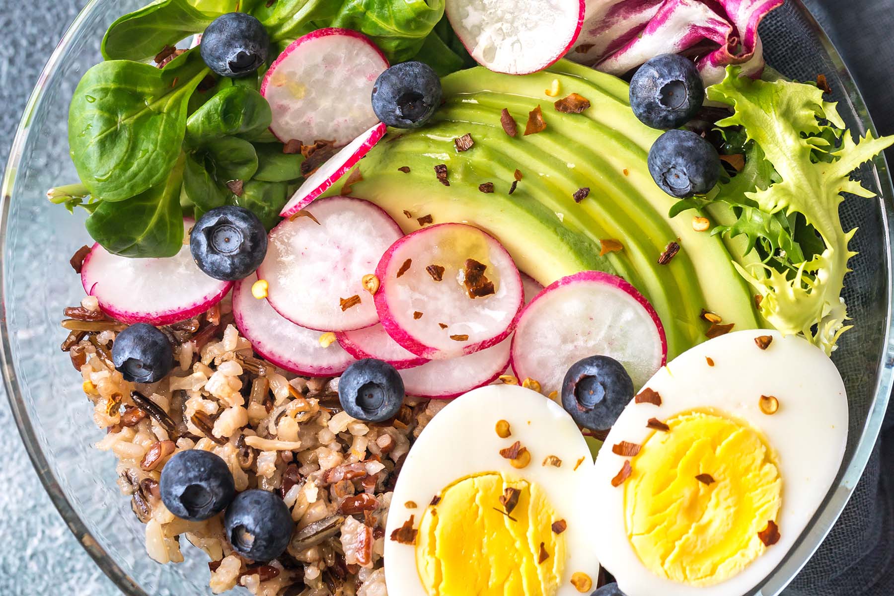 a bowl of the Fall Market Salad