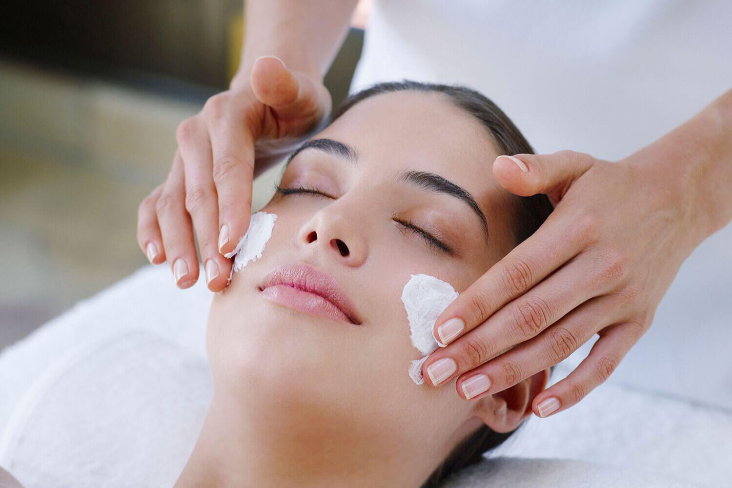 Woman Getting a Facial at Canyon Ranch