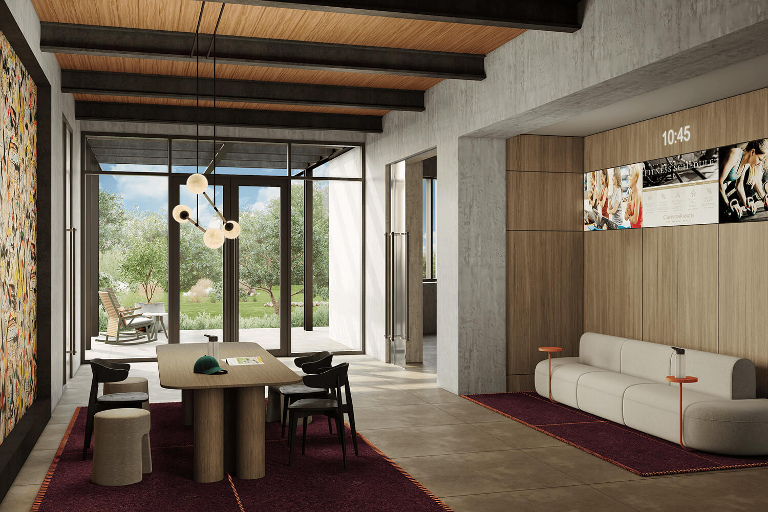 Austin Fitness Center Reception