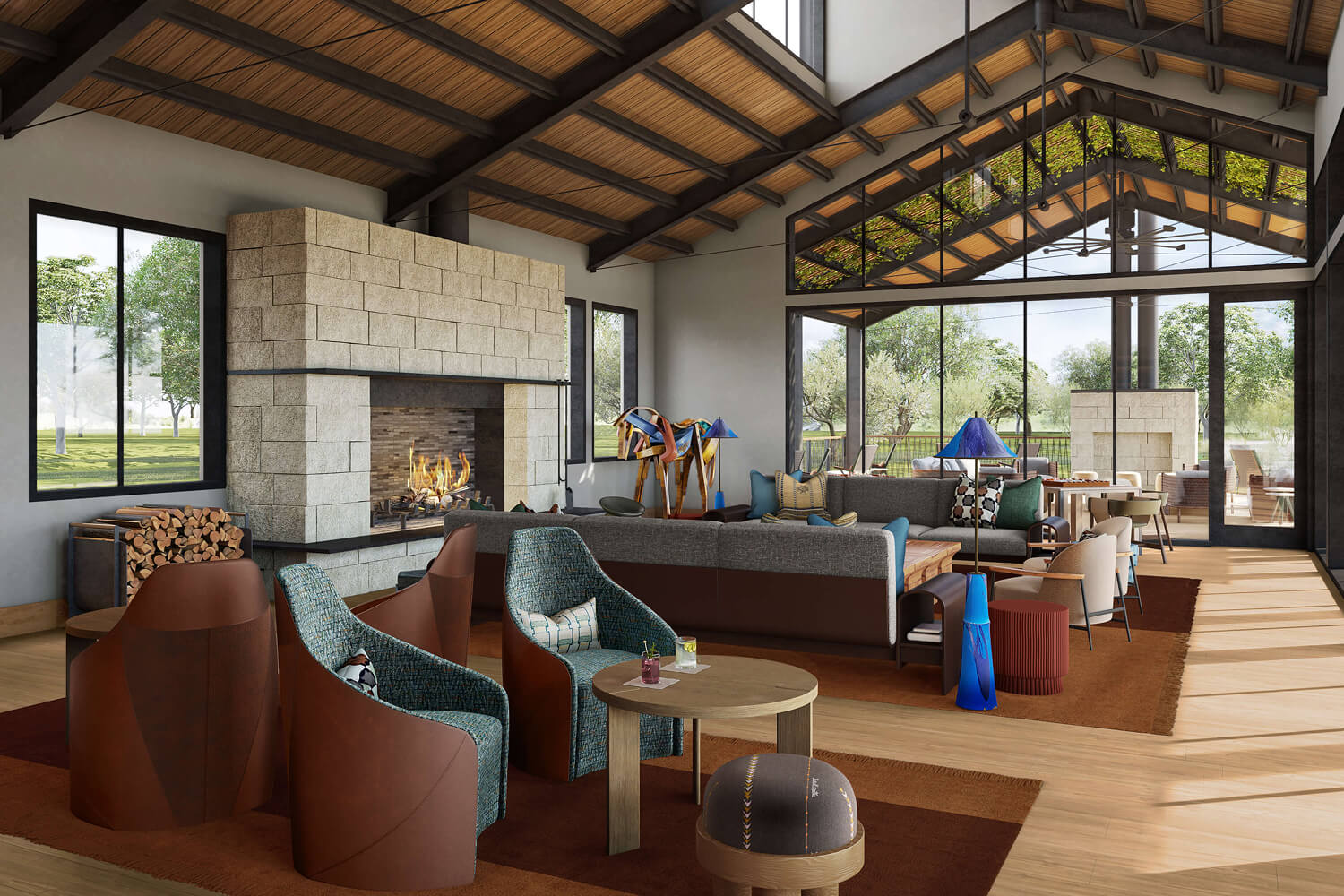 Austin Clubhouse Living Room