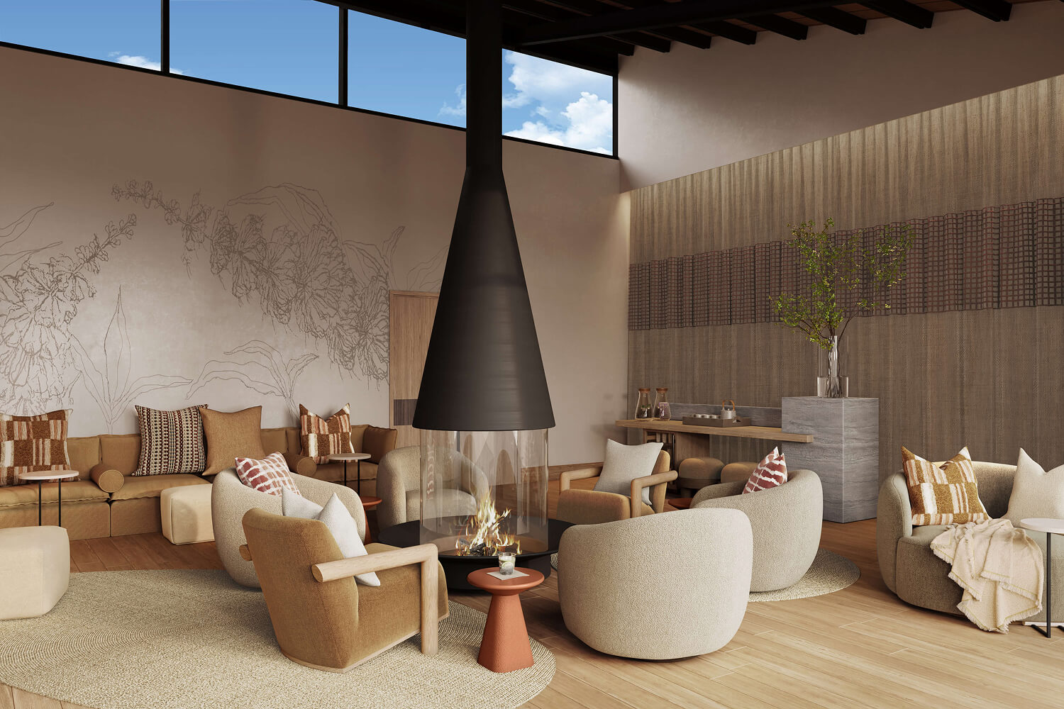 Austin spa community lounge