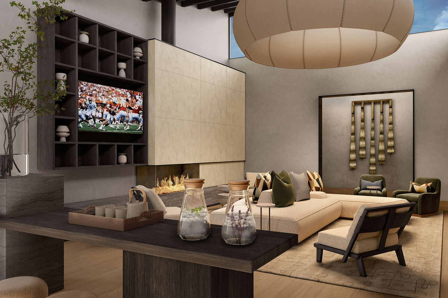 Austin Spa mens lounge