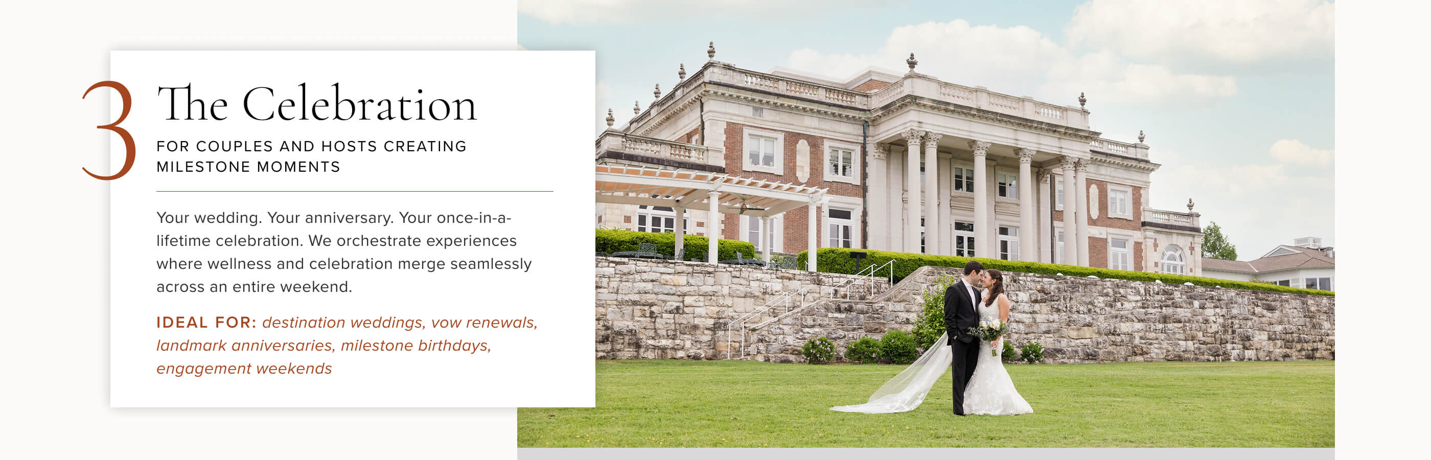 A brand group stay package at Canyon Ranch 