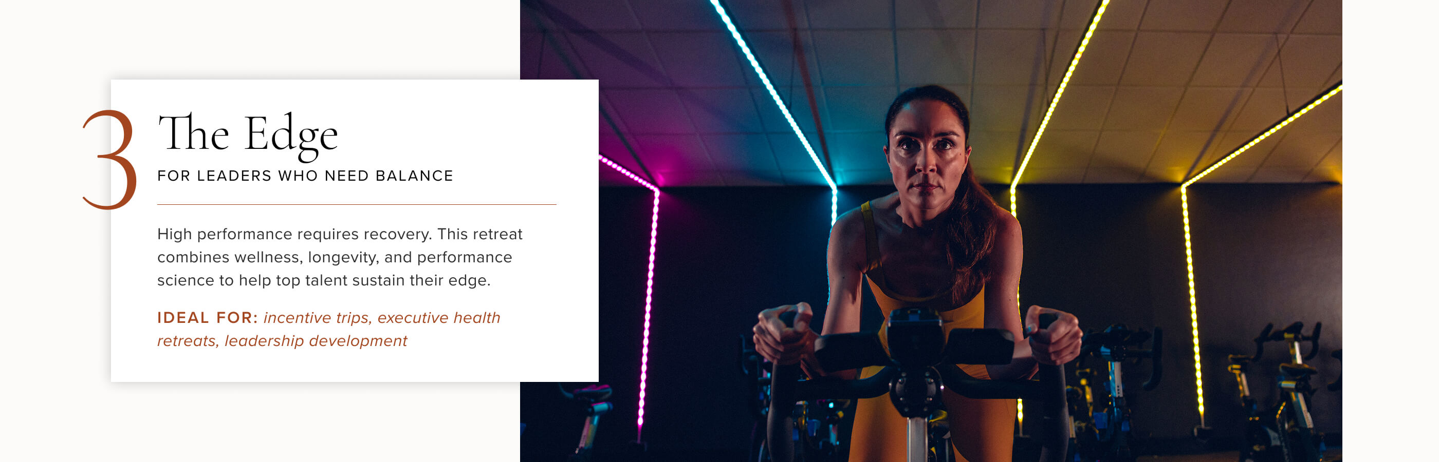 A woman on a vo2 max bike