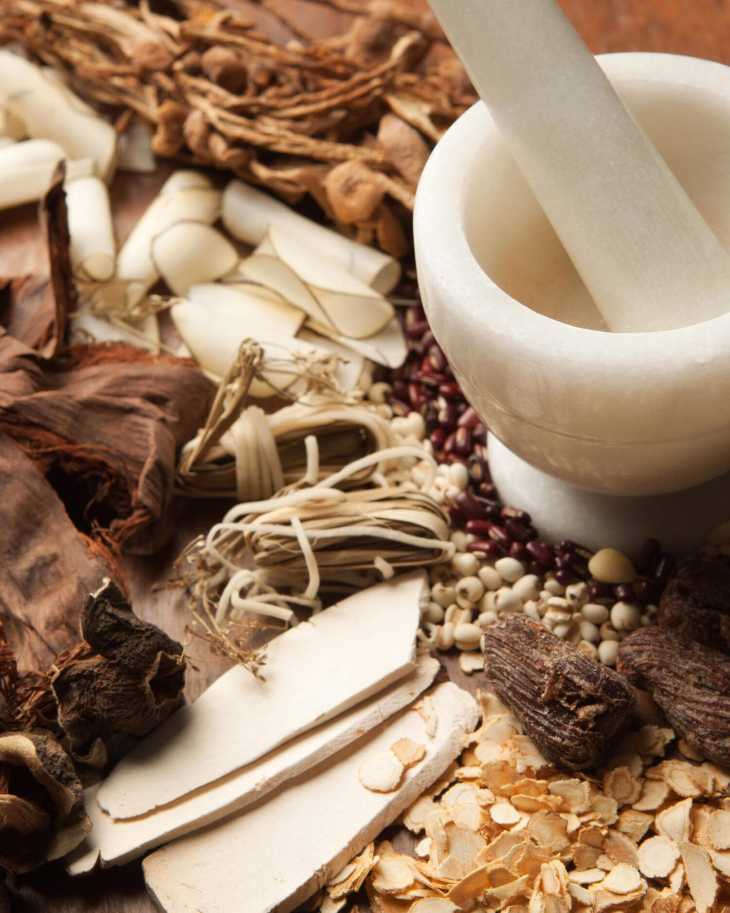 Zoomed in Chinese Herbals