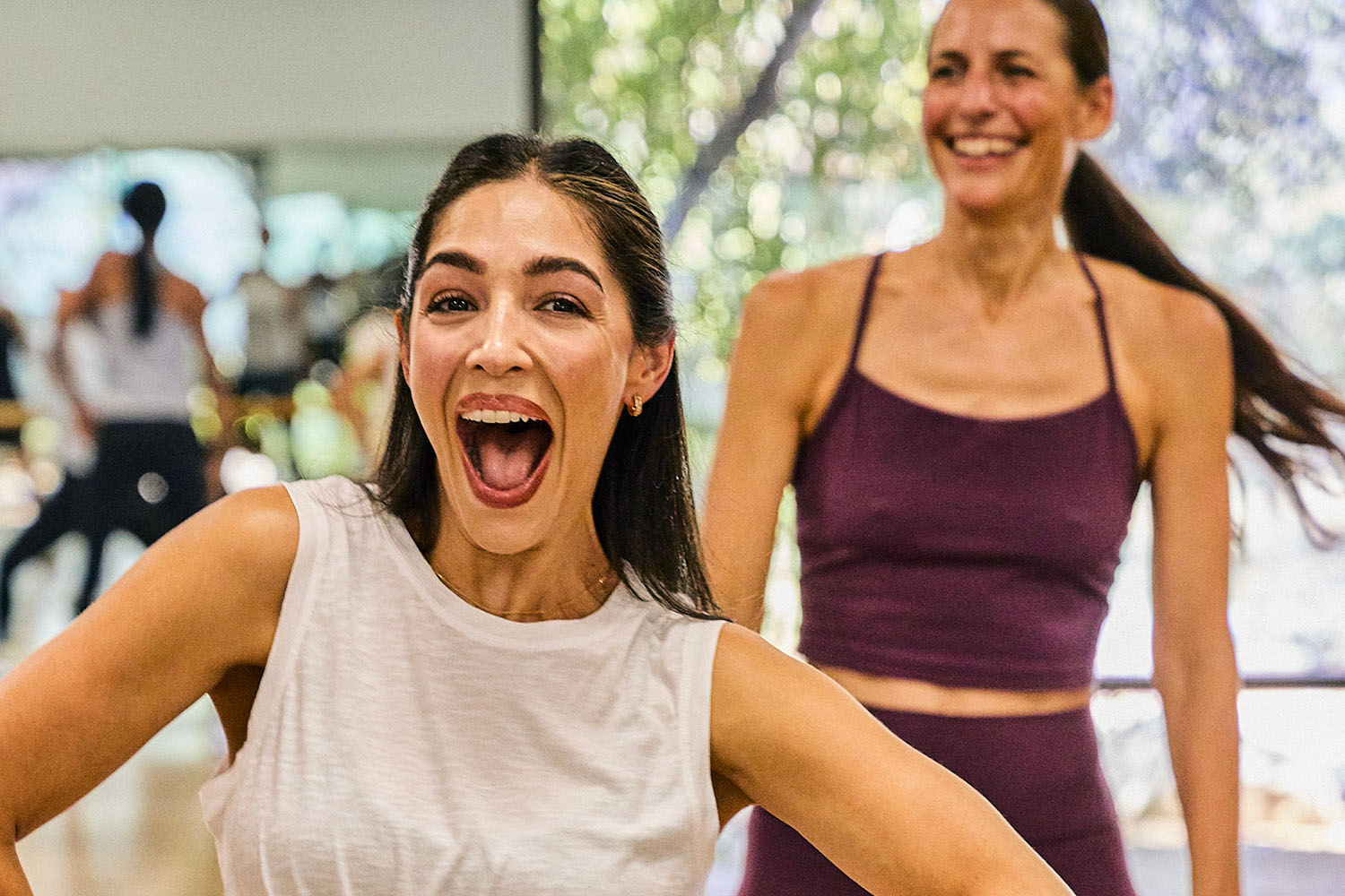 Group Dance Class closeup