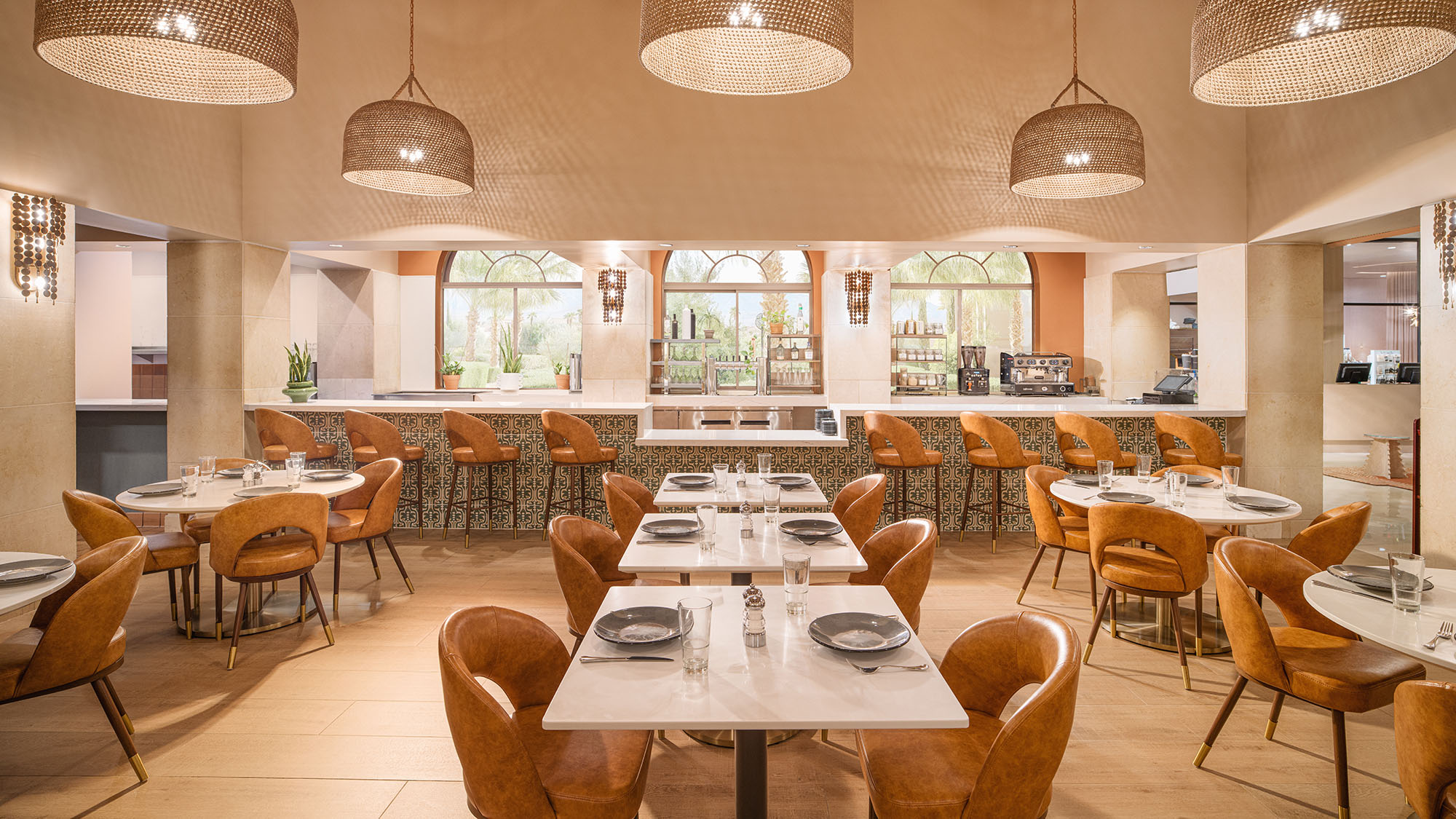 Interior of Truth & Tonic restaurant in Canyon Ranch Las Vegas