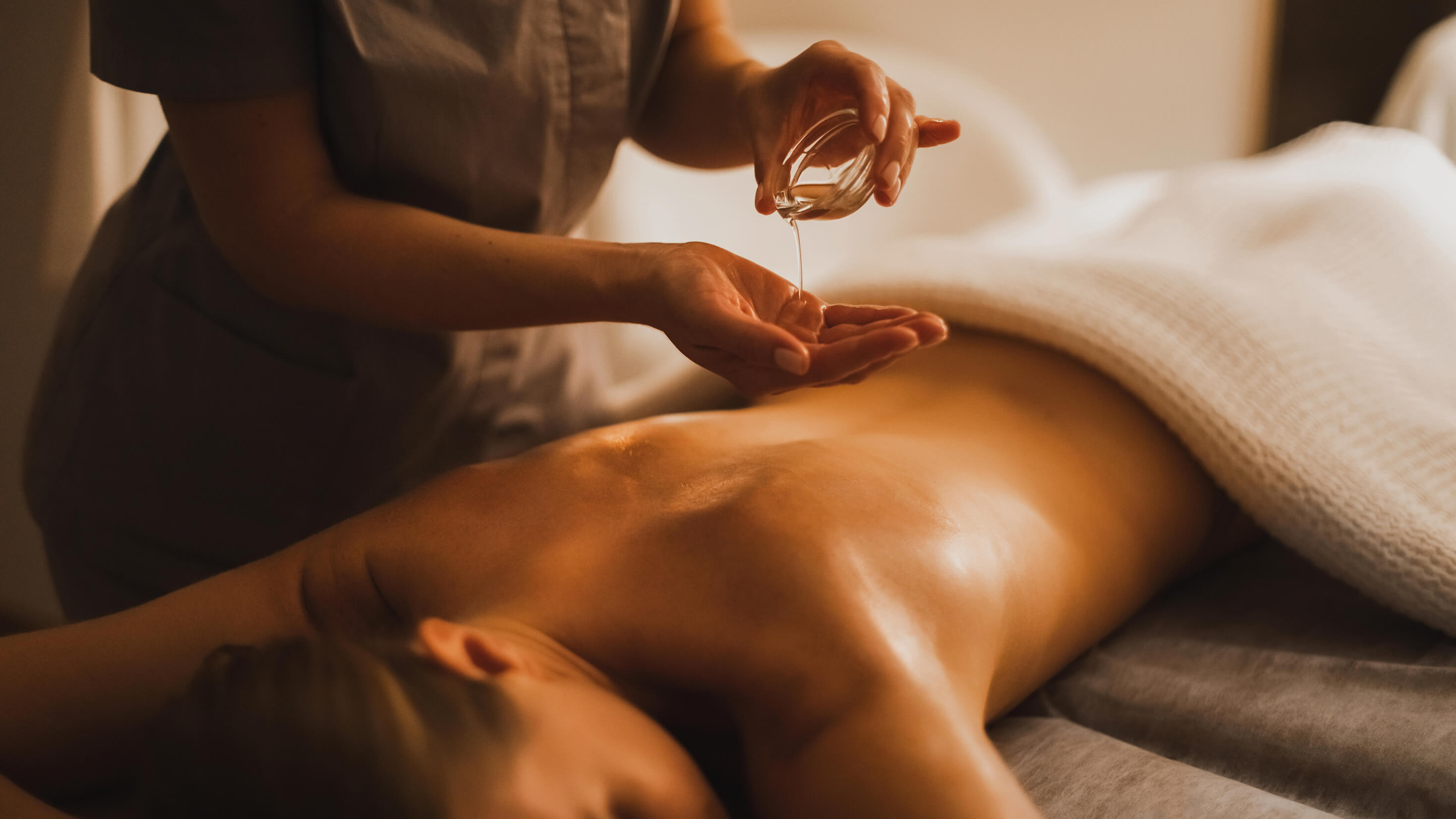 Woman Receiving a Spa Treatment 