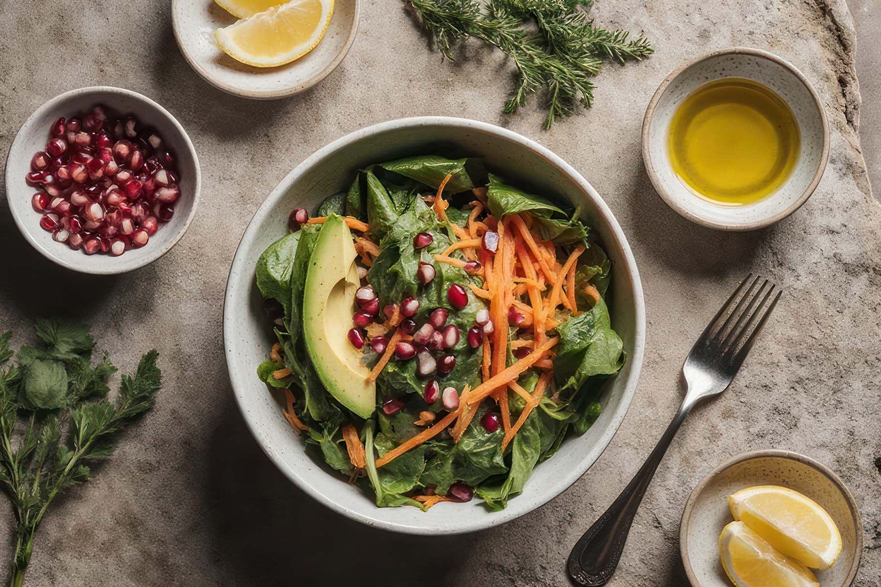 Carrot Avocado Salad 