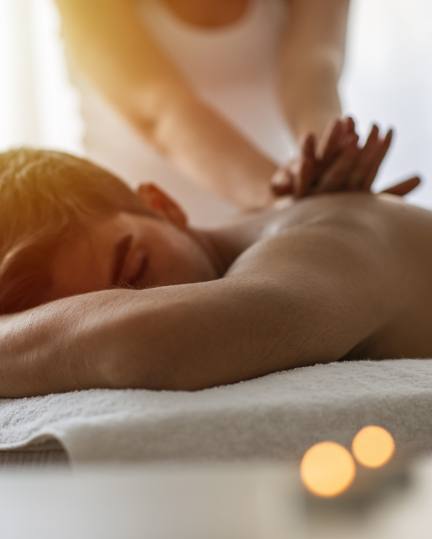 man Receiving a massage