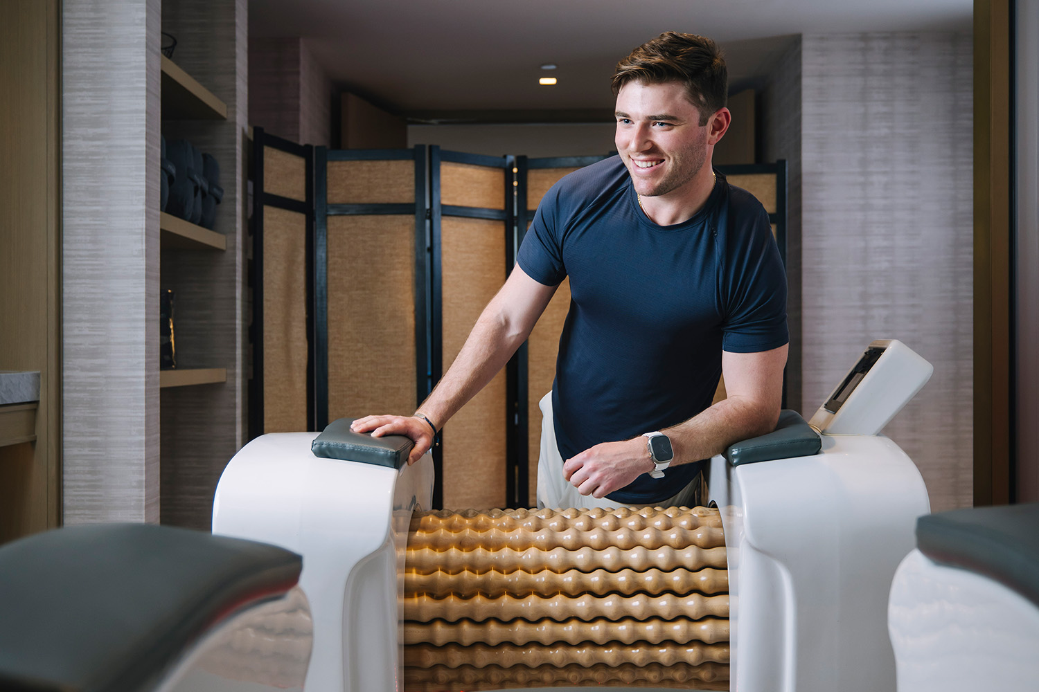 Man Doing Rolling Recovery at CR Vitality