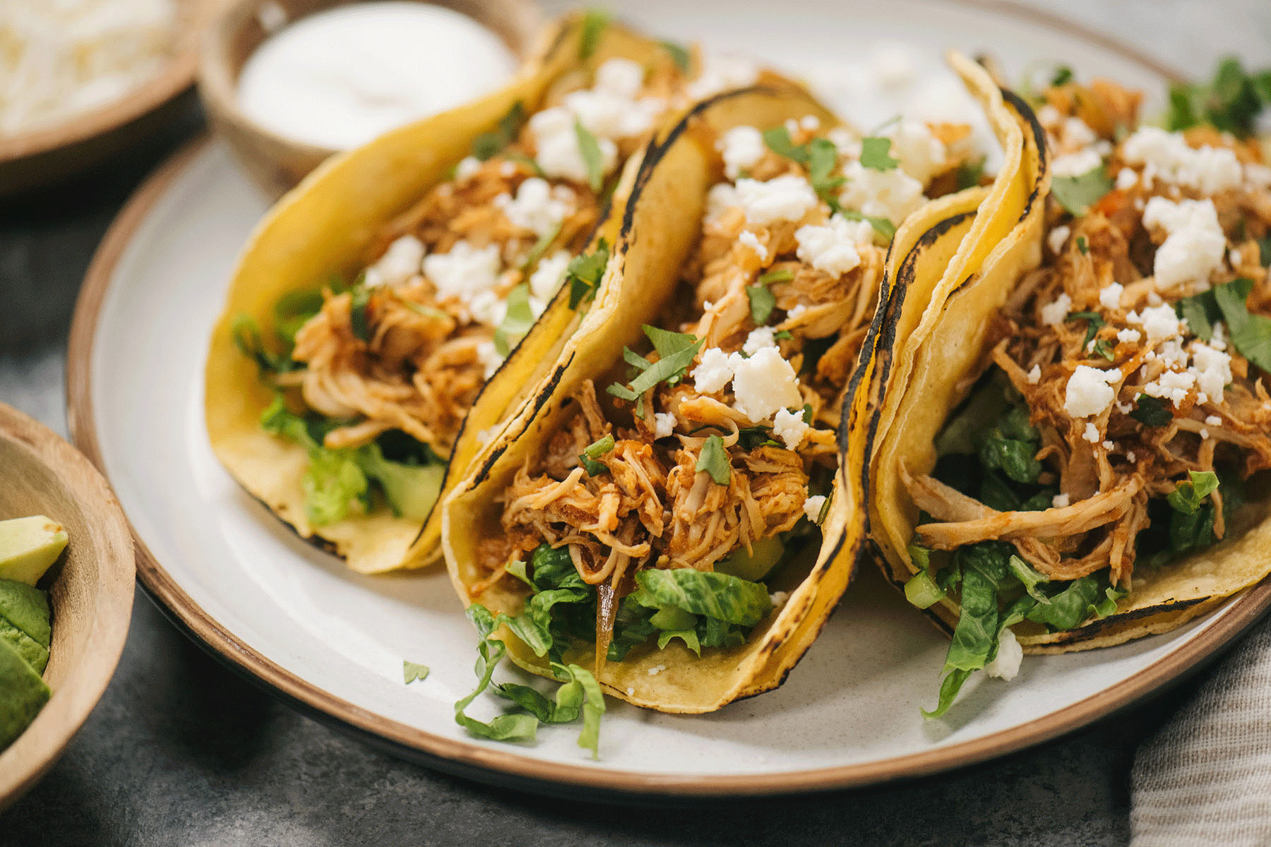 a gif of the three meals listed below