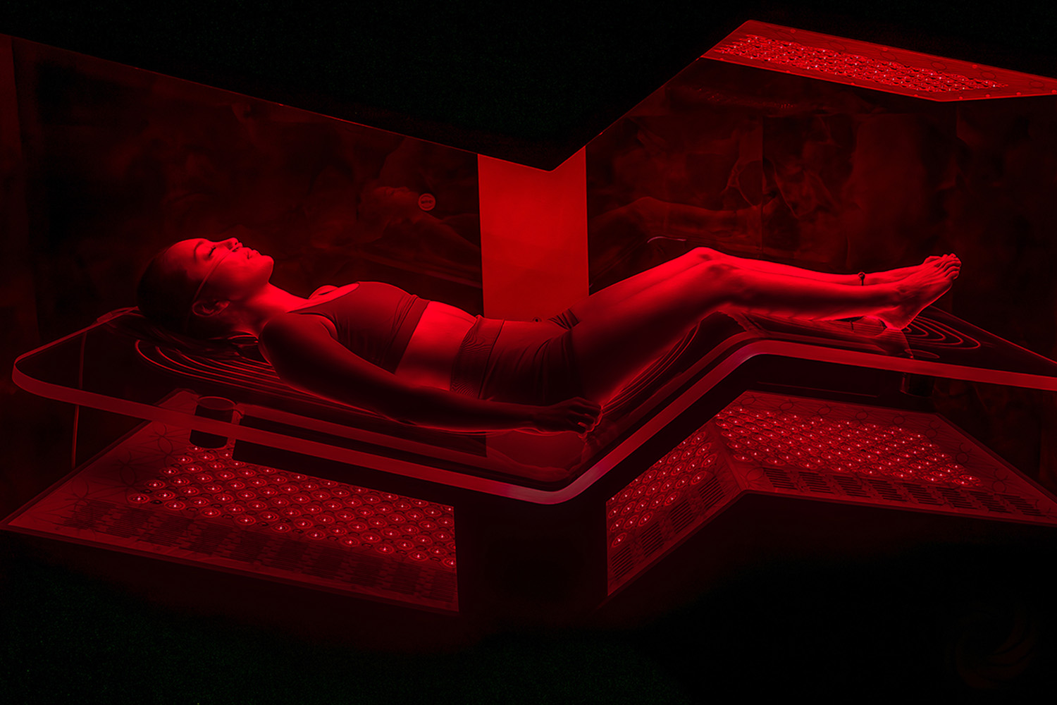 Woman Laying in the Ammortal 