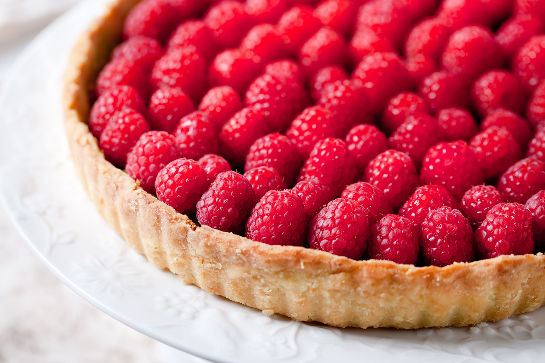 Raspberry Ginger Tart 