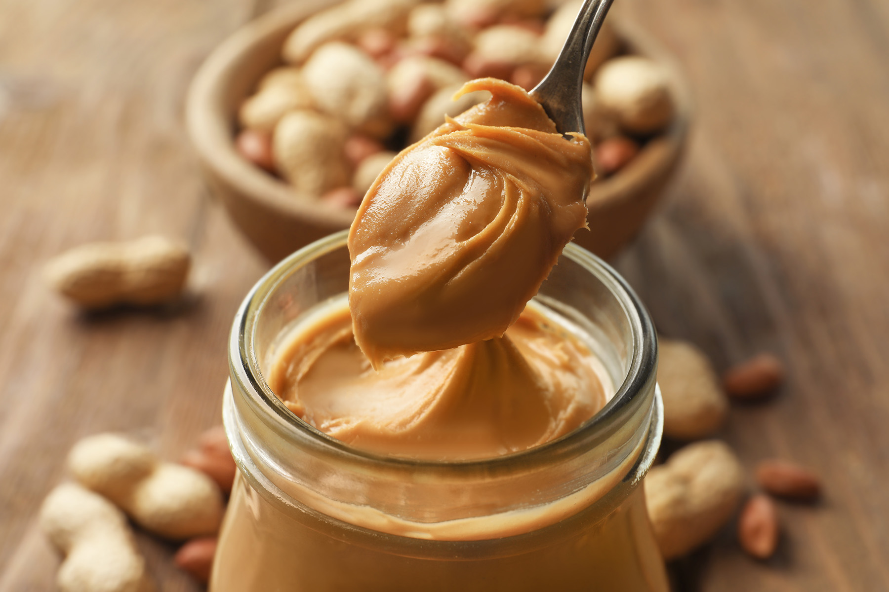 a jar of peanut butter
