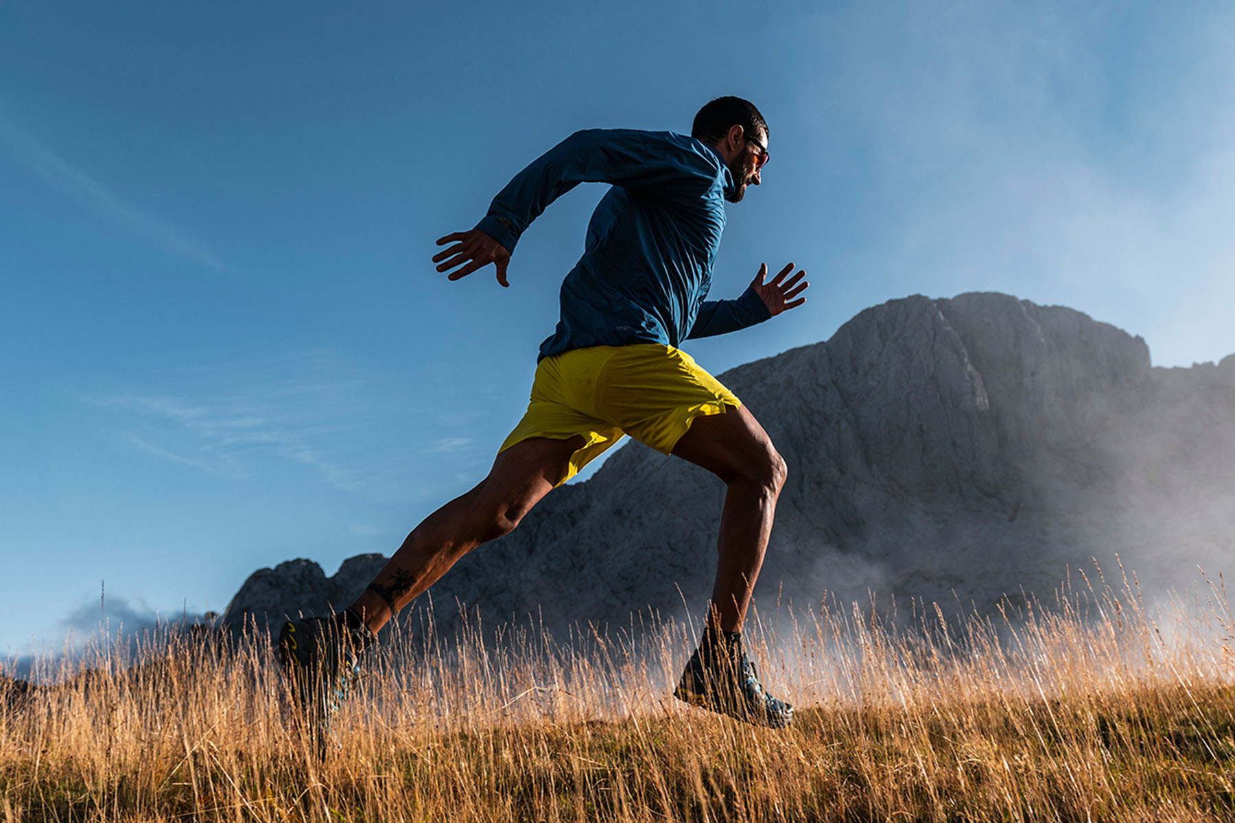 a man running