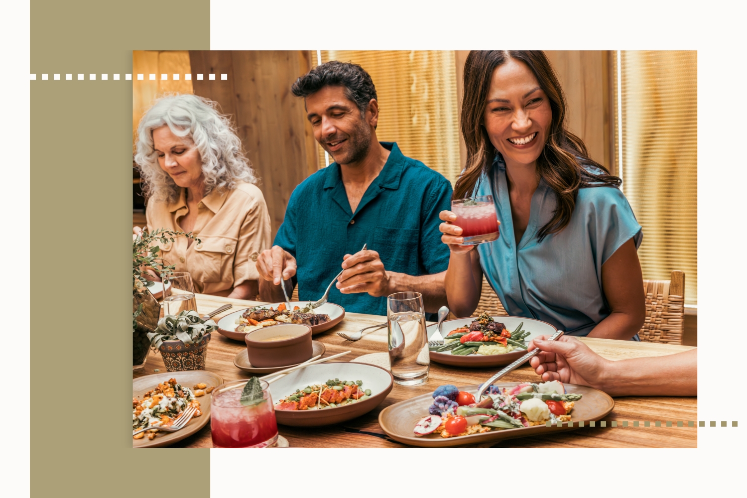 A group dining at Estella