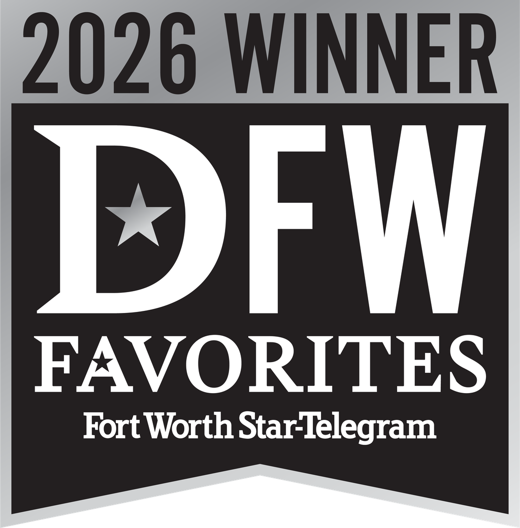 The Silver Winner Award Badge for Best DFW Acupuncture in 2026 from Fort Worth Star-Telegram