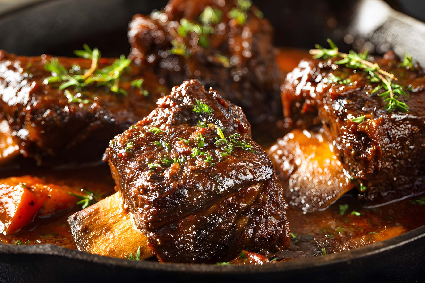 Gochujang Braised Short Ribs 