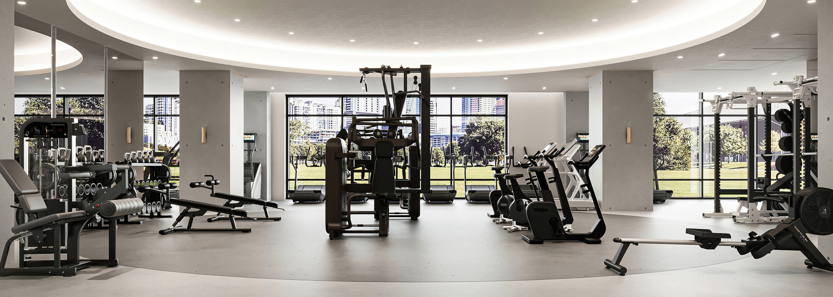 the fitness center at Canyon Ranch Fort worth 