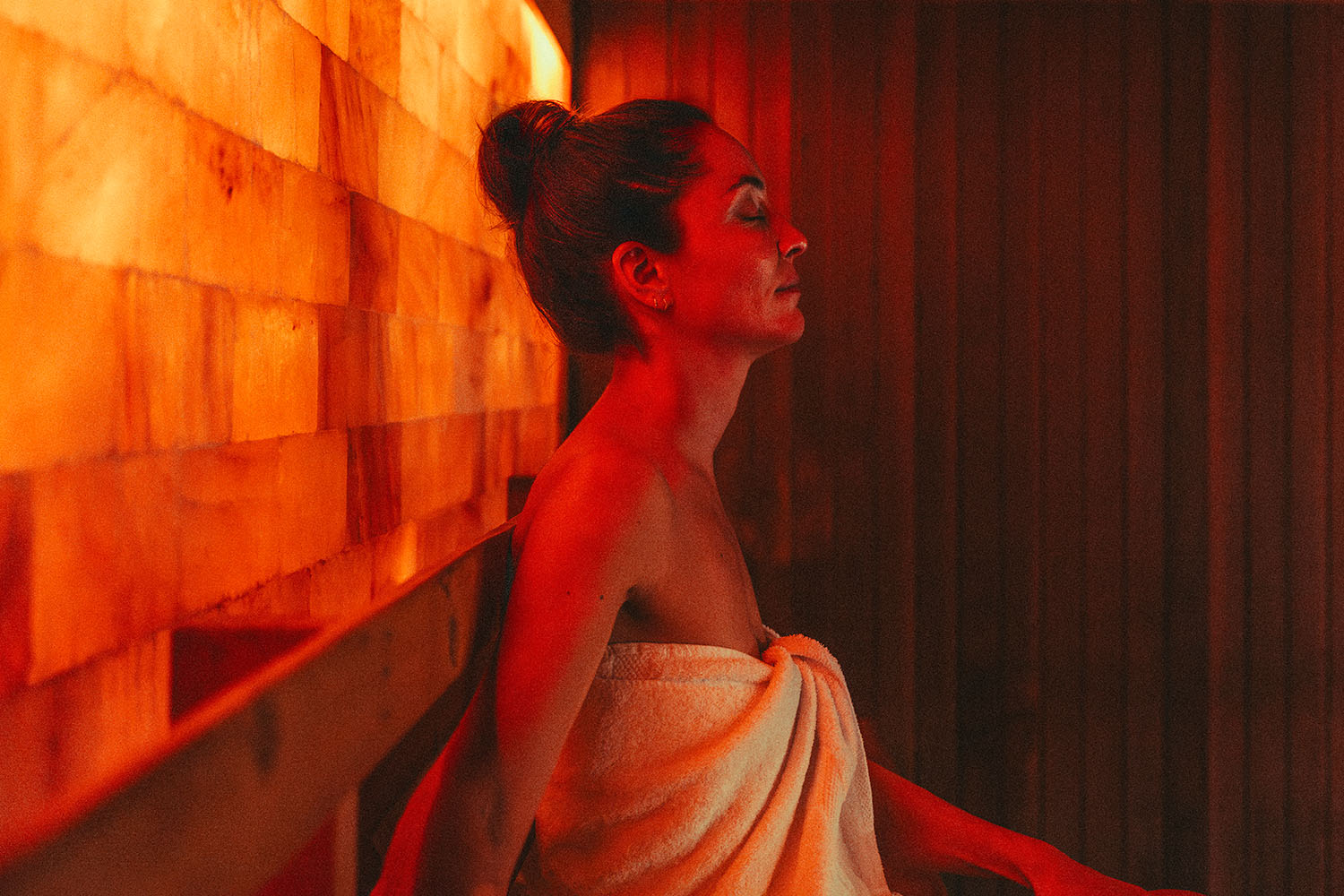 Woman In the Sauna 