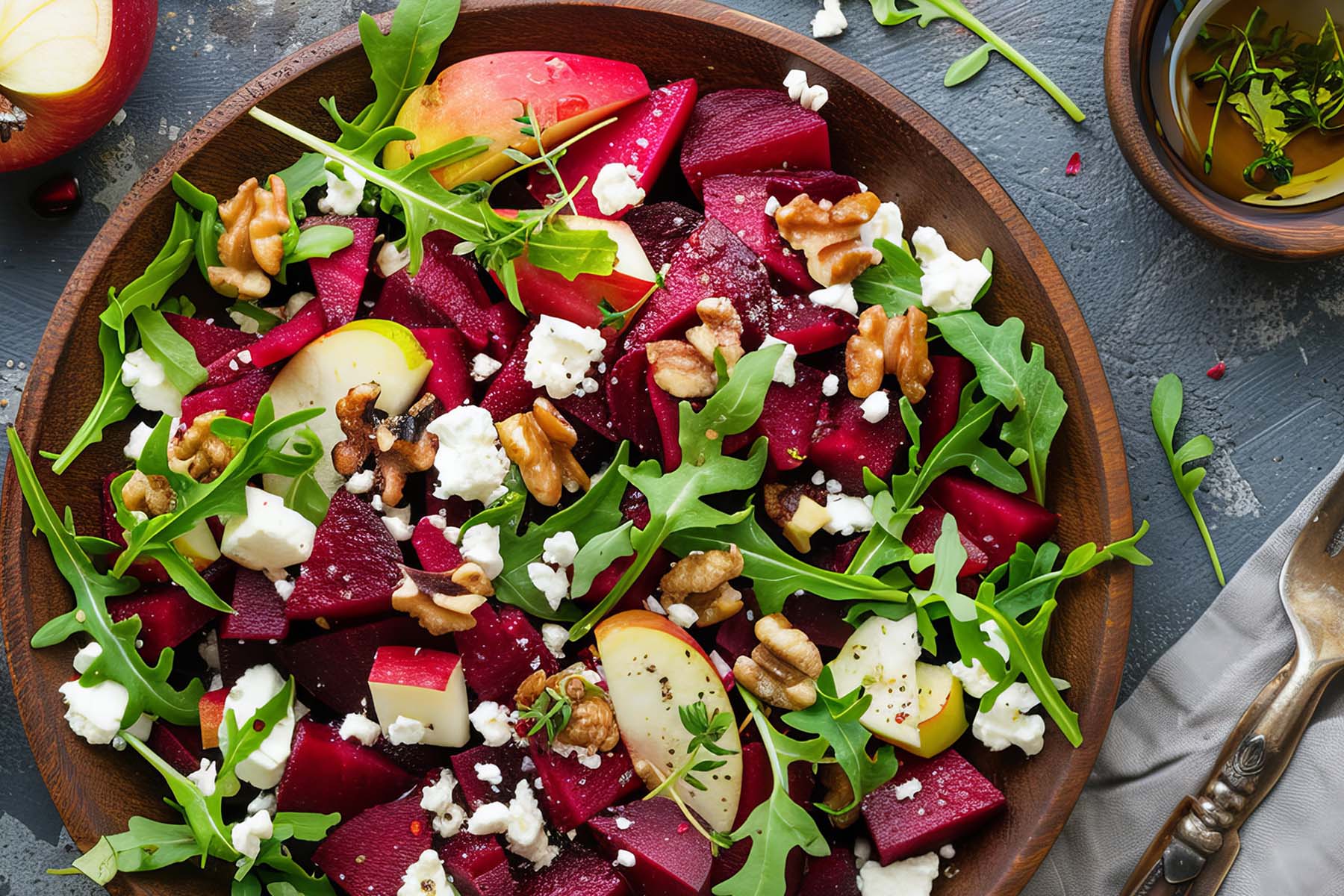 Roasted Beet & Apple Orchard Salad 