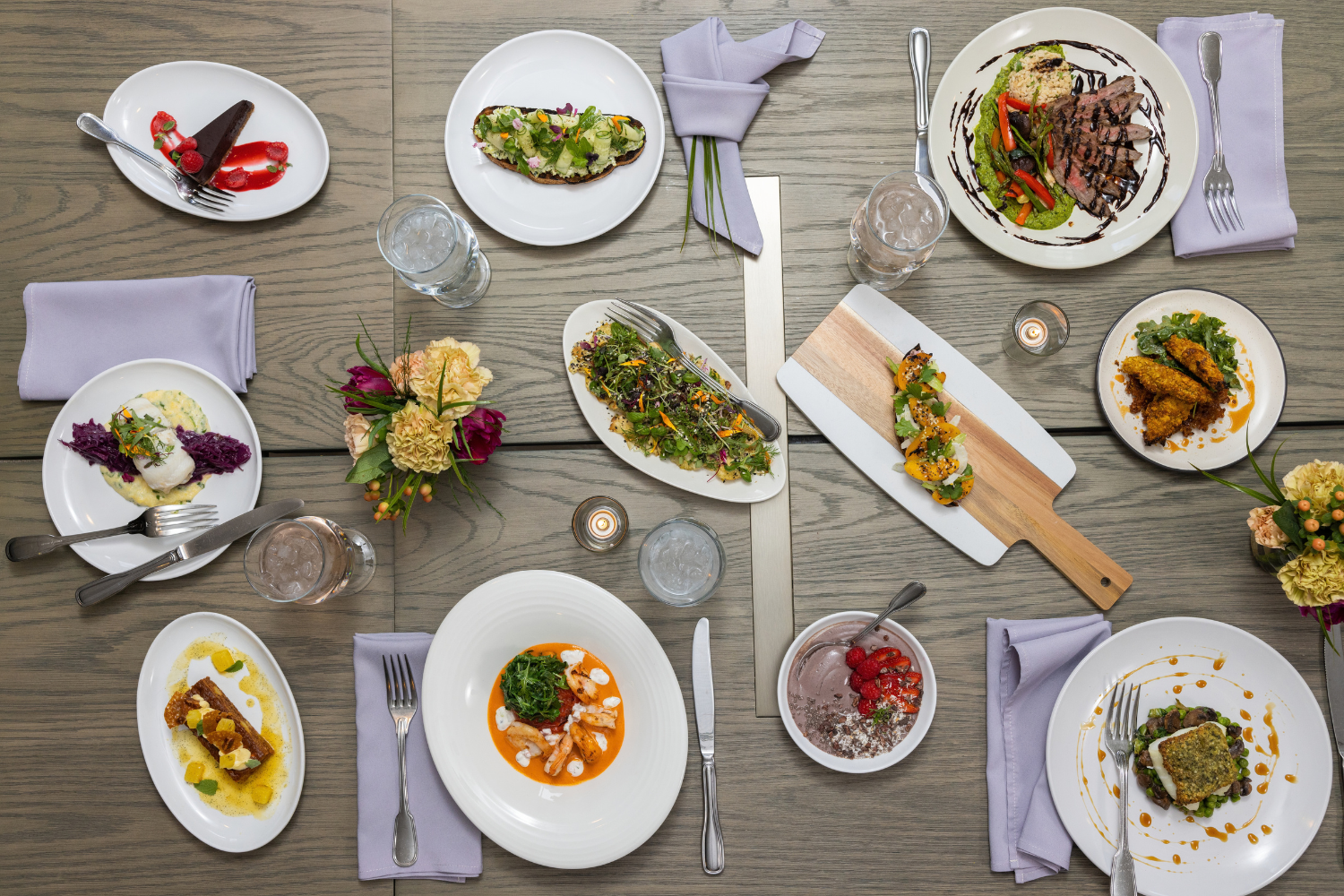 A group dining at Estella
