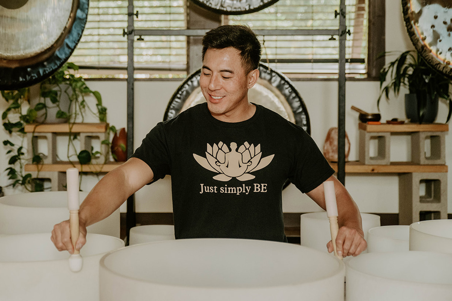 Kyle Lam With Sound Bowl Headshot 