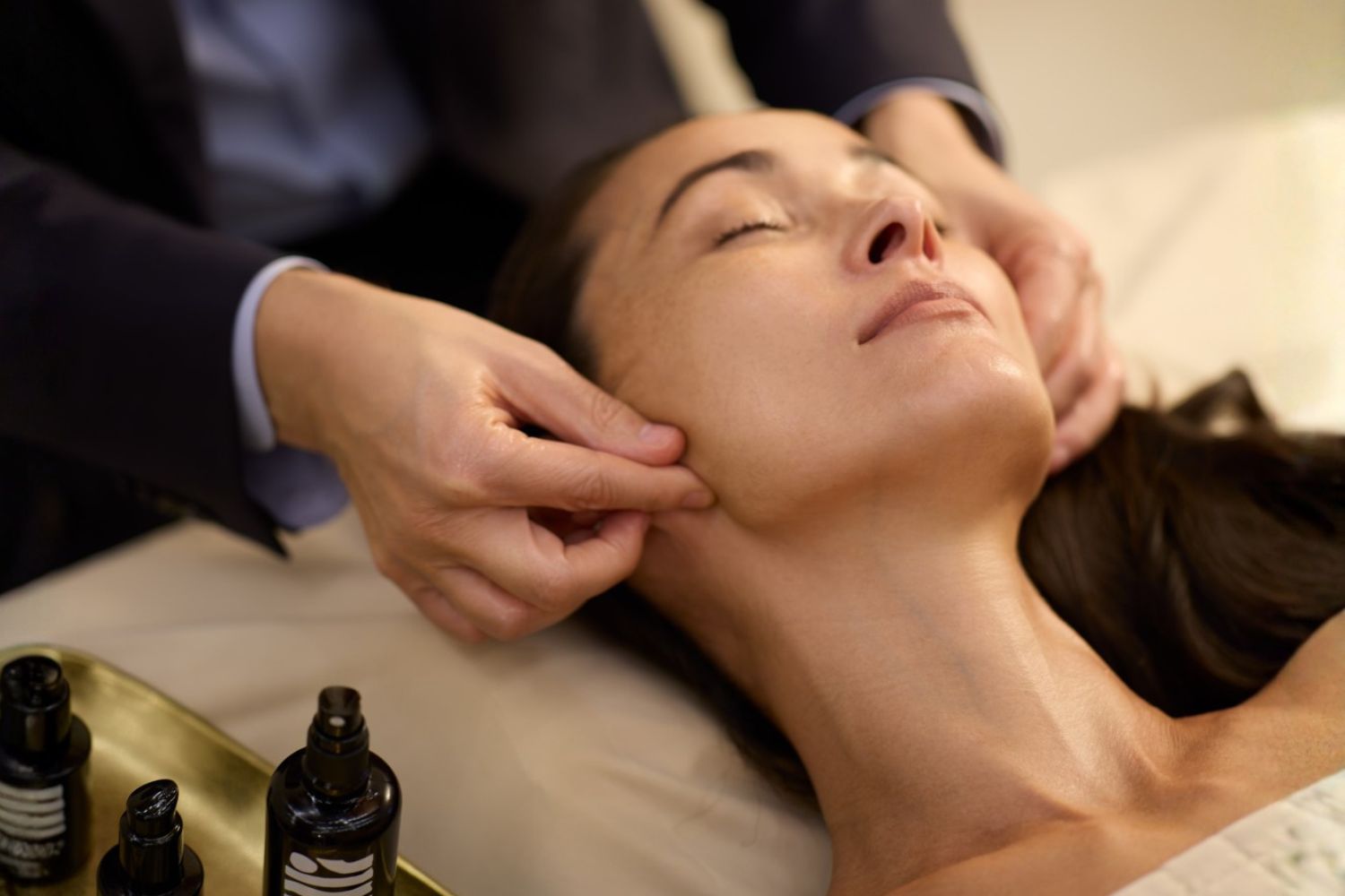 A woman getting a facial by Ivan Pol
