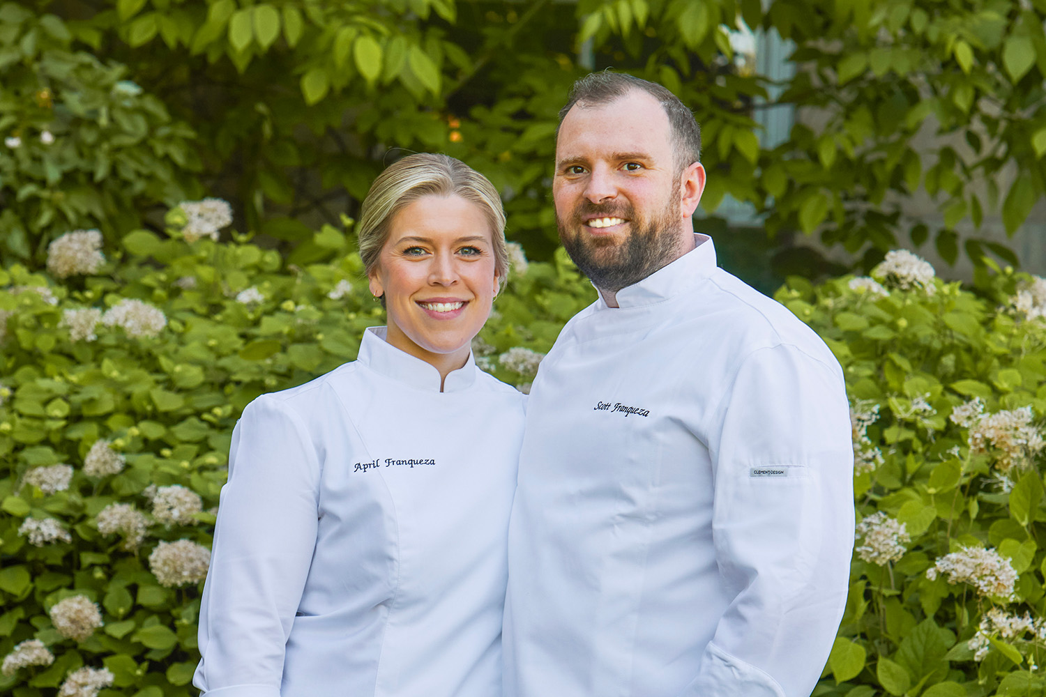 Executive Chef Scott Franqueza and Pastry Chef April Franqueza