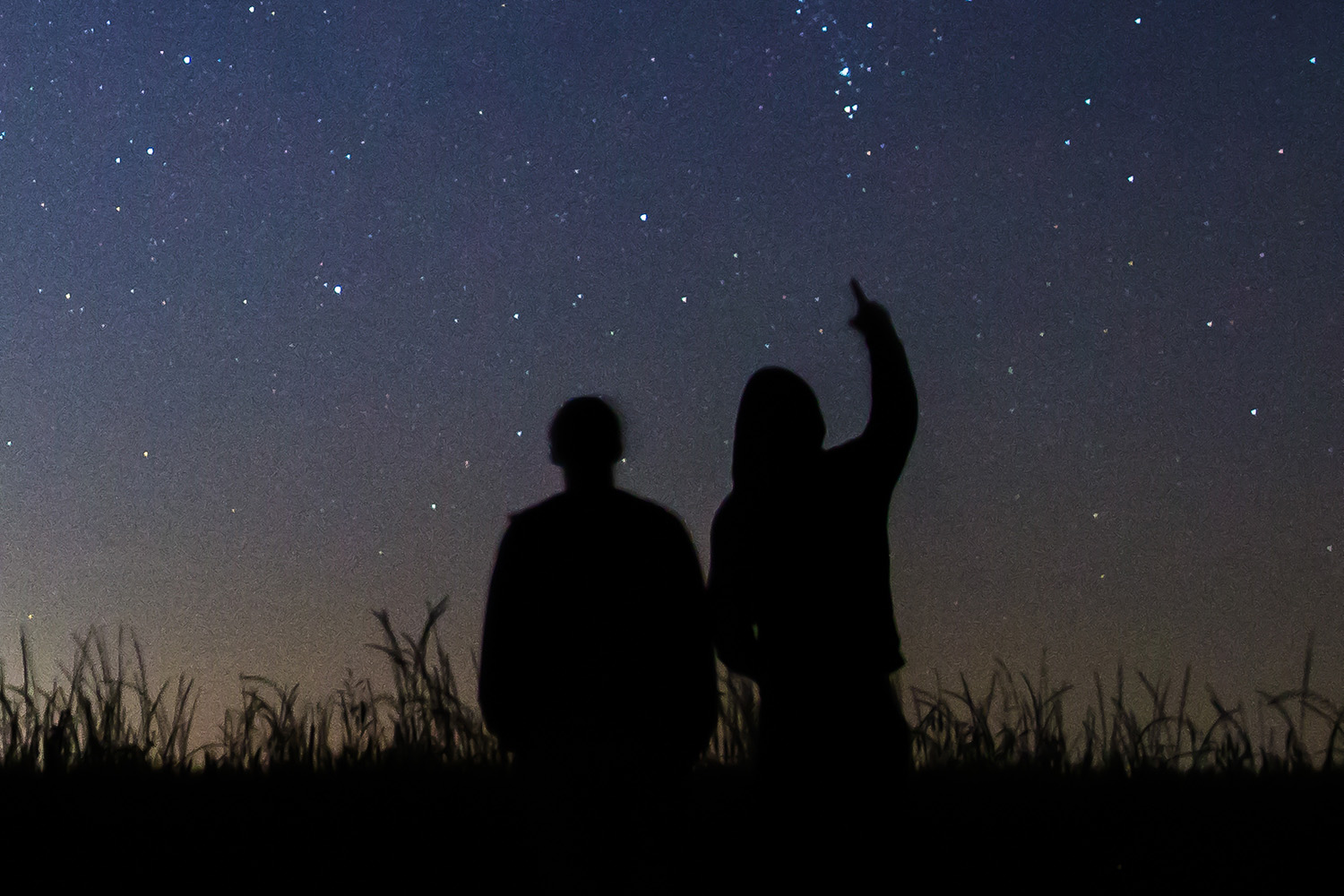 A Couple Stargazing