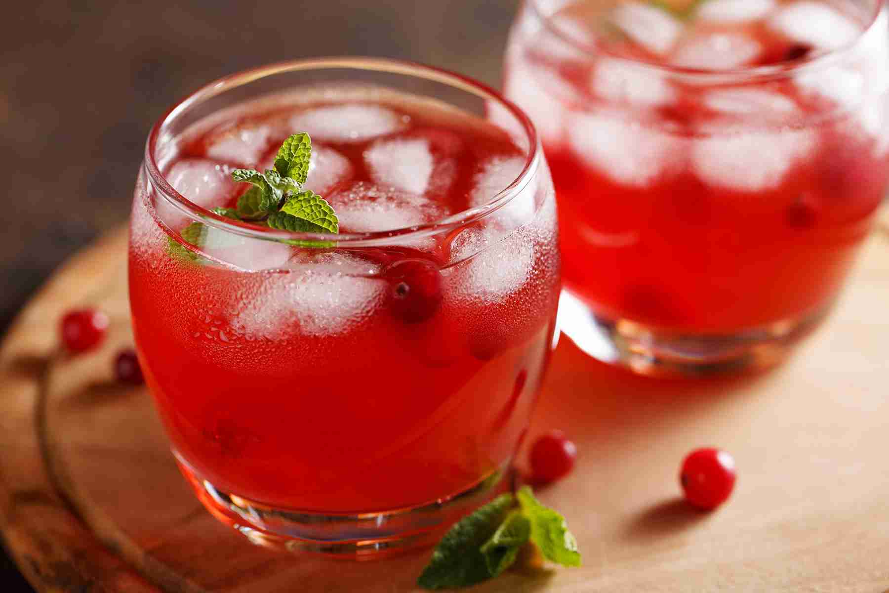 Cranberry and Sage Mocktail.