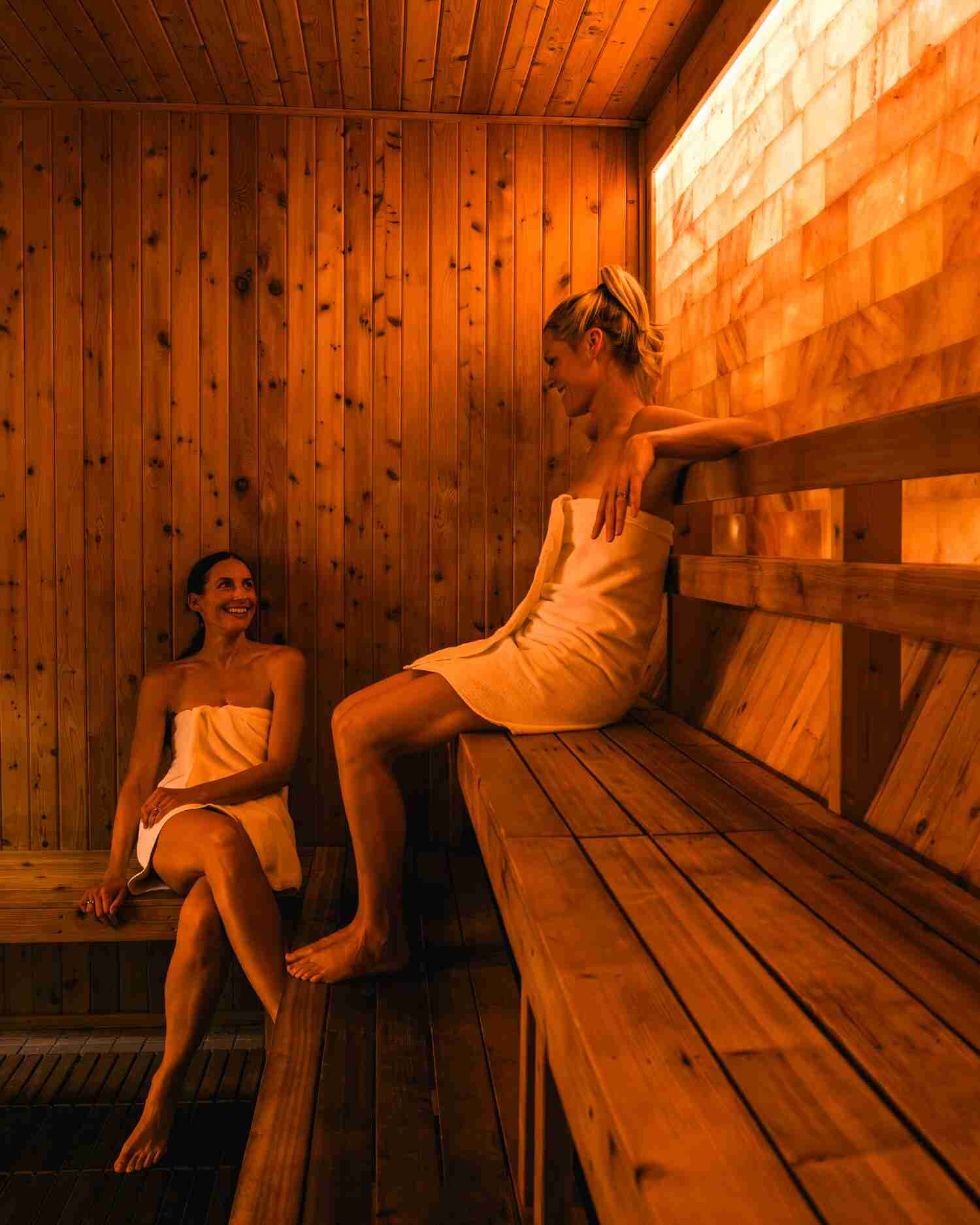 A woman getting a facial