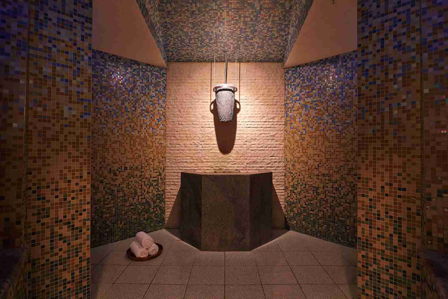 A woman in the lyconium at Canyon Ranch Las Vegas