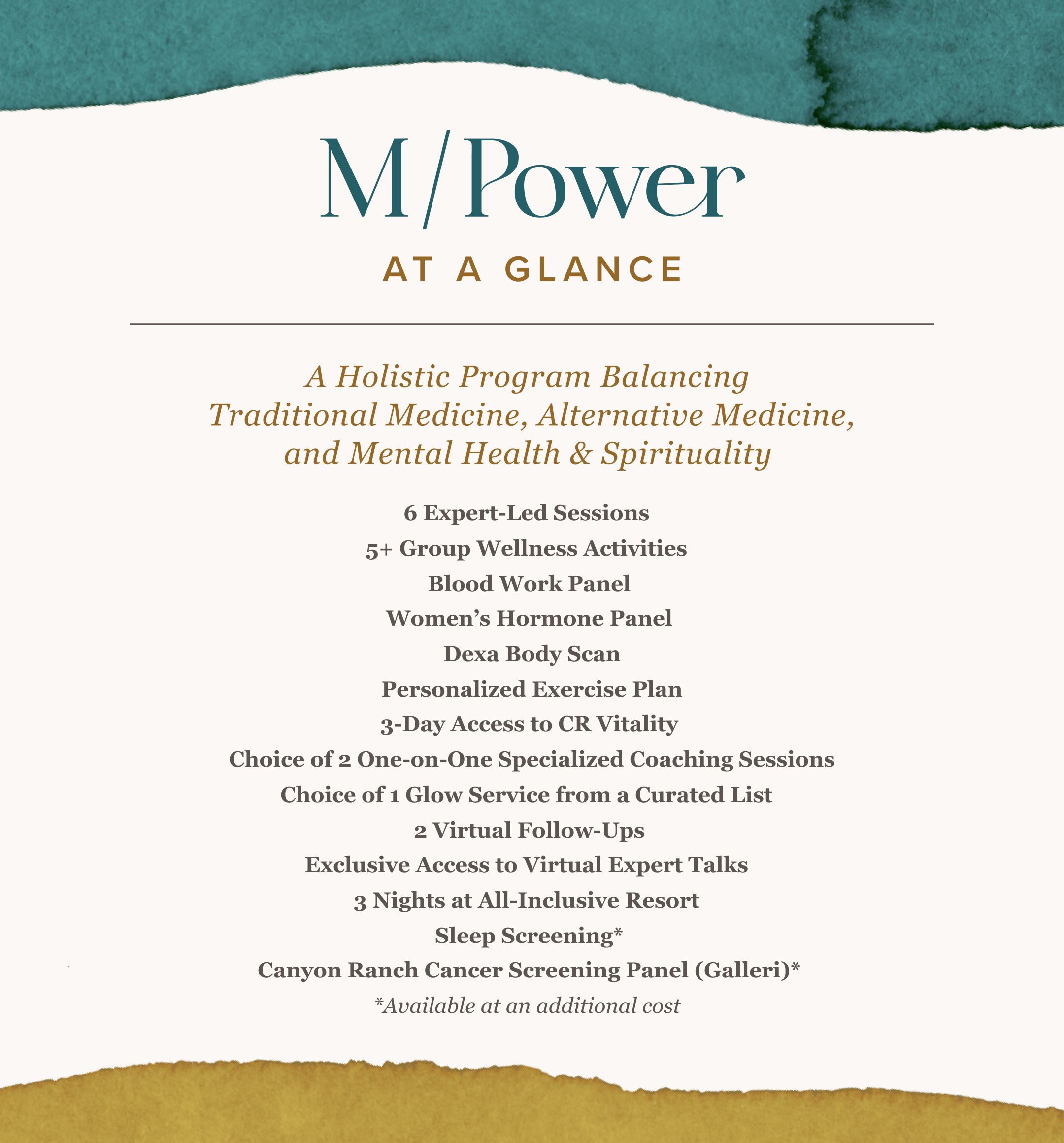 What's included in MPower