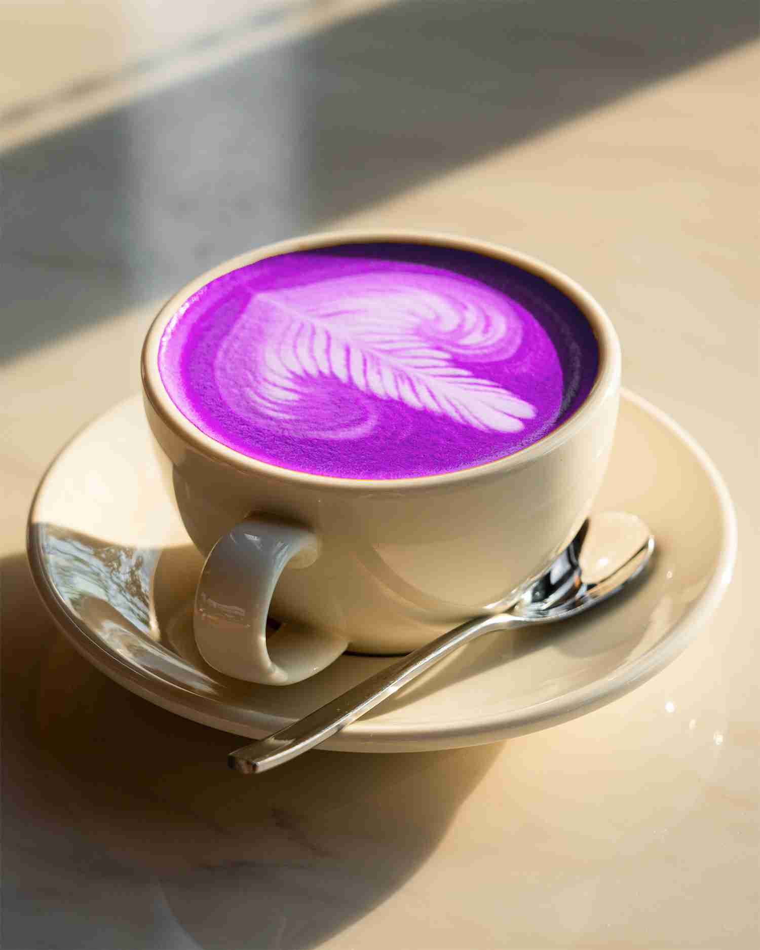 Purple Sweet Potato Cappuccino