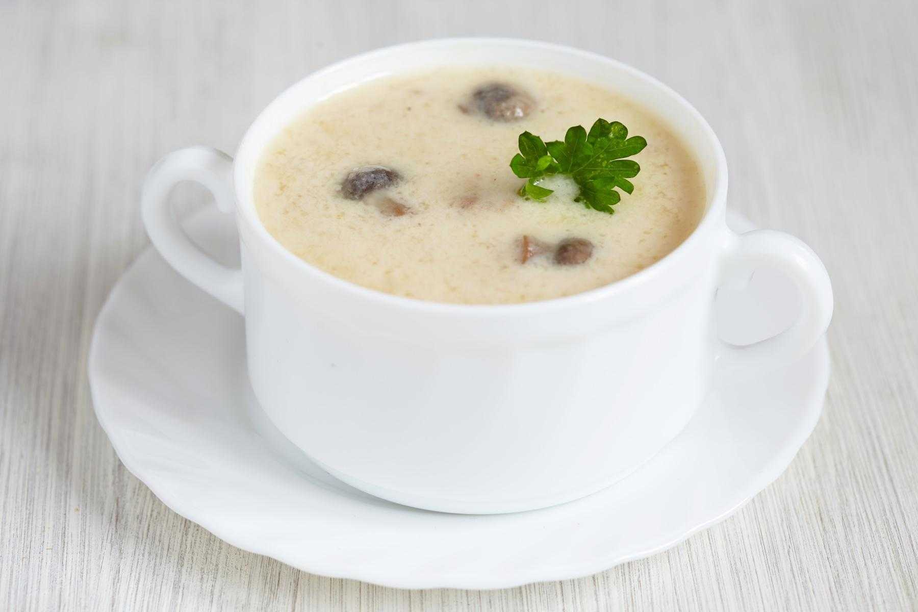 Potato and Porcini Mushroom Soup.